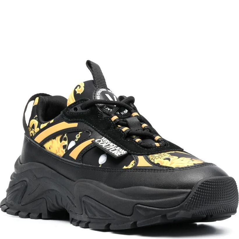VERSACE JEANS CUTURE Bateliai - moterims, BLACK/GOLD, Hiker  sneakers 1