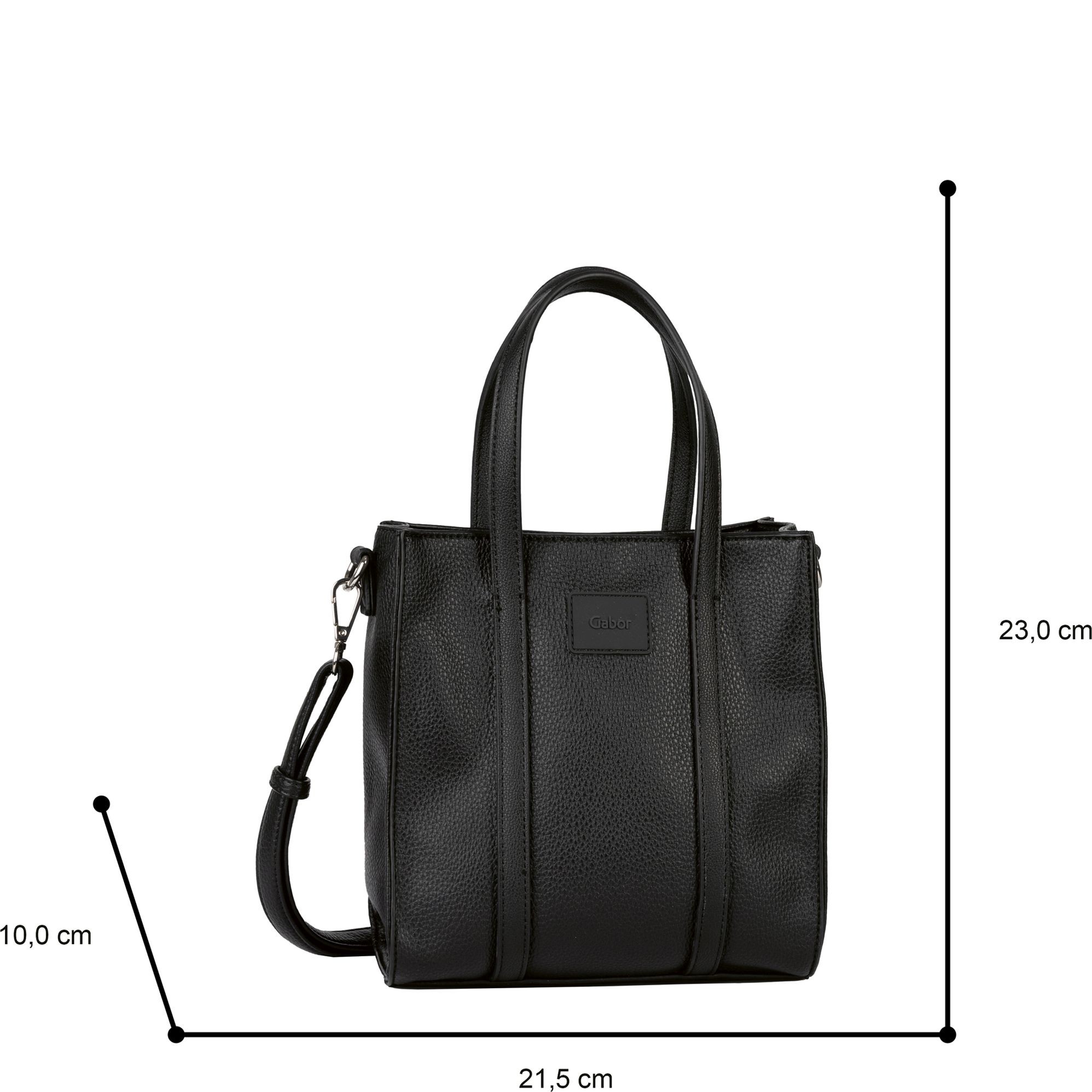 GABOR Rankinė per petį moterims, Juoda, Elfie crossbody 5