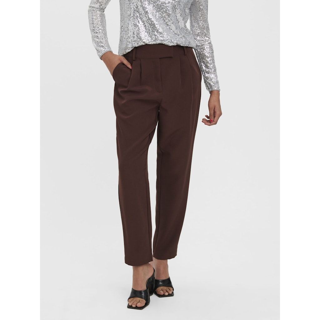 VERO MODA Kelnės moterims, Ruda, VMBLAKE ORLANDA HW PA 2