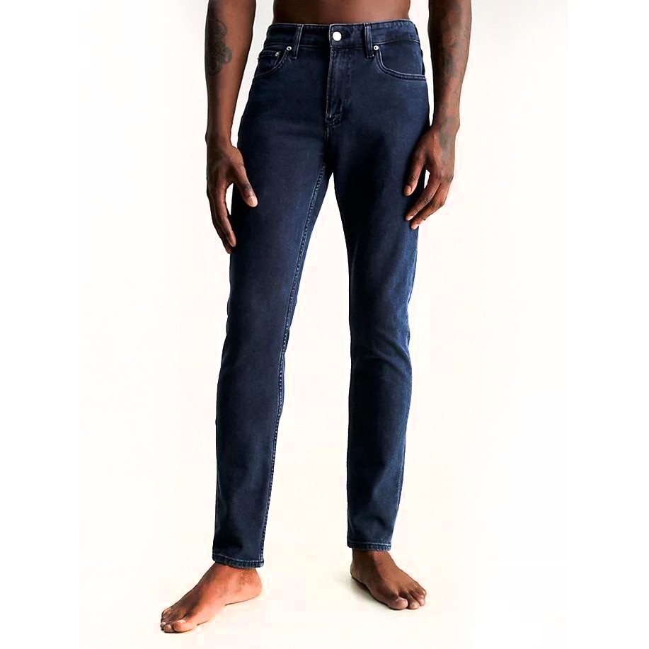 CALVIN KLEIN JEANS Aptempti džinsai vyrams, Mėlyna, Slim taper 2