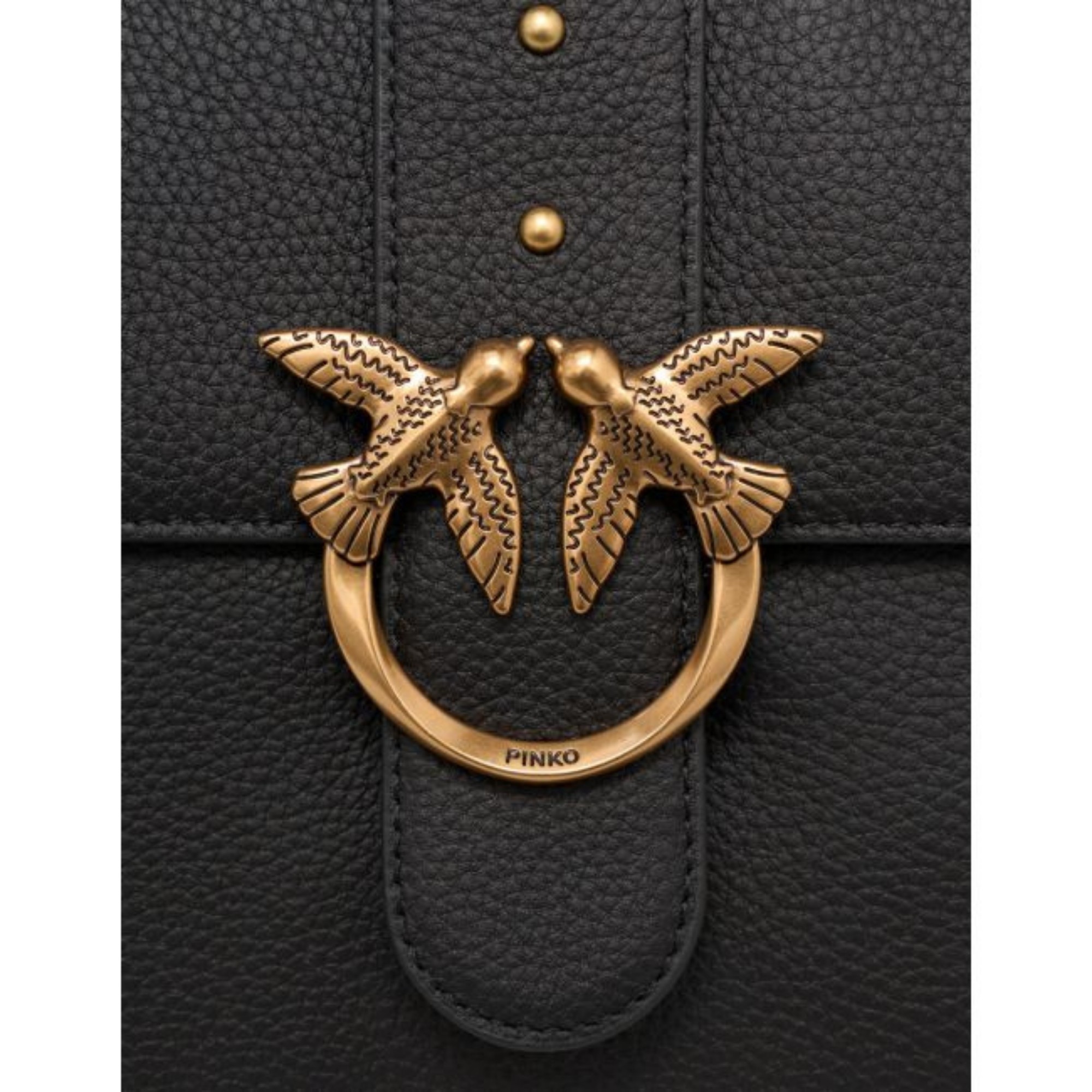 PINKO Rankinė per petį moterims, Juoda, Love one extra shoulder bag 4