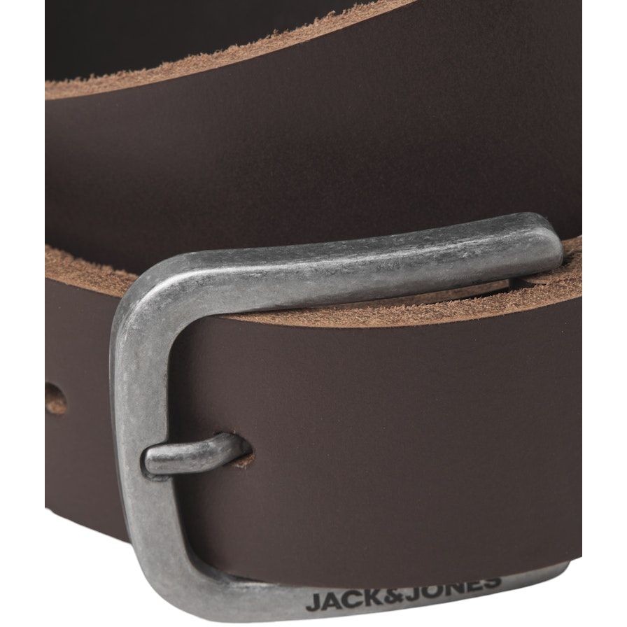 JACK & JONES Diržas vyrams, Ruda, Gio leather belt 2
