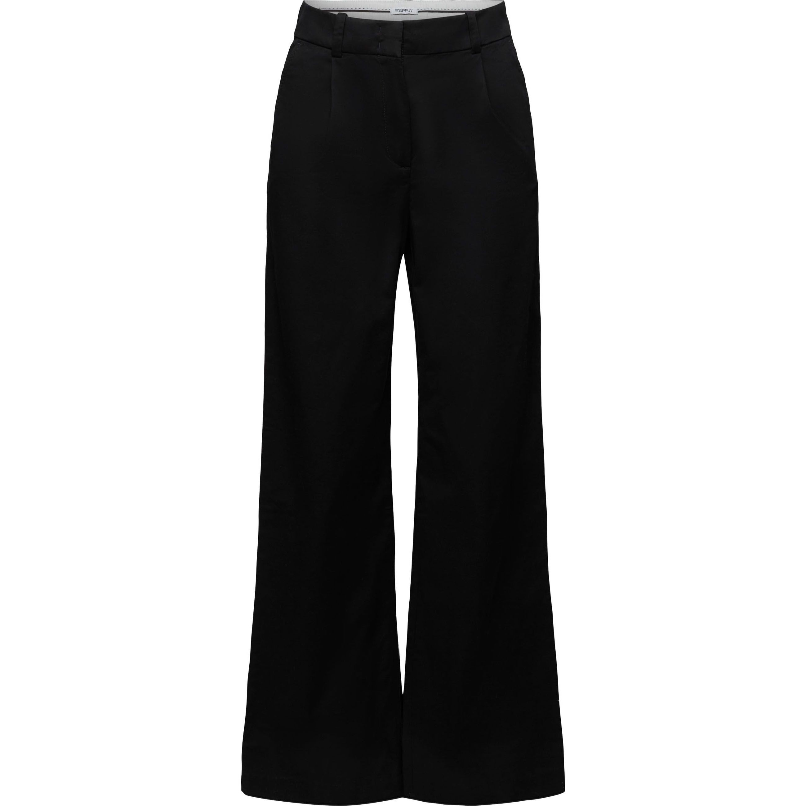 ESPRIT Kelnės moterims, Juoda, iconic chino pants 1