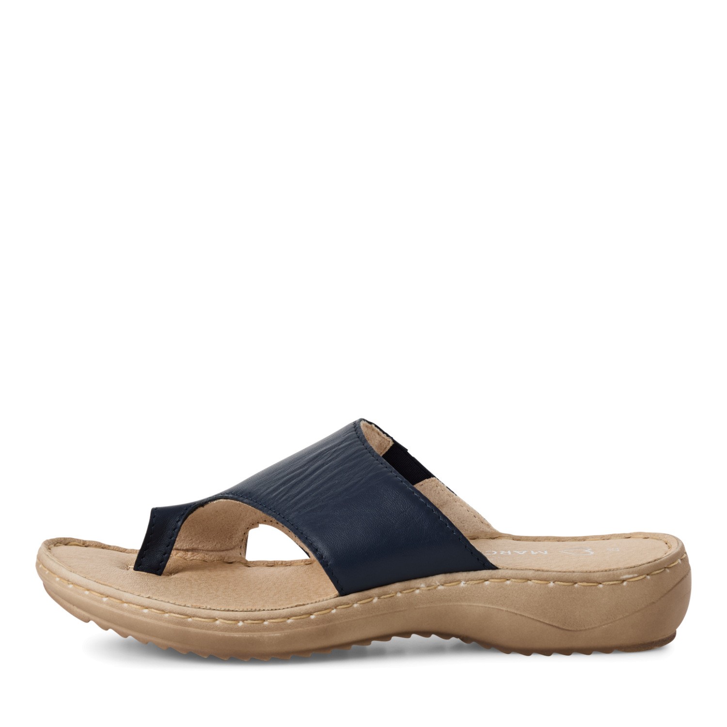 MARCO TOZZI Pliažo šlepetės per pirštą moterims, Mėlyna, Flip-Flops 2