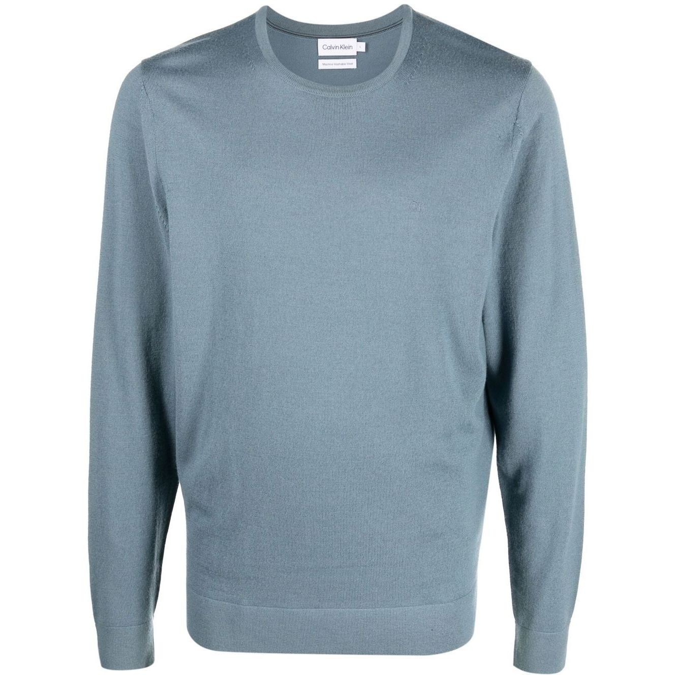 CALVIN KLEIN Megztinis vyrams, Pilka, Superior crew neck sweater 1