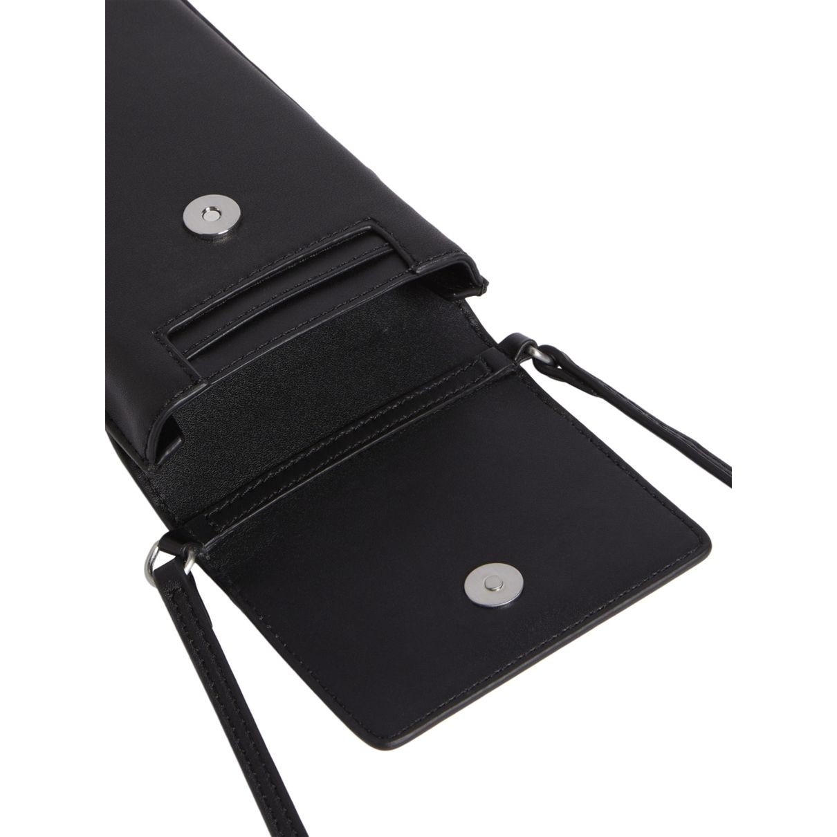 CALVIN KLEIN Telefono, plančetės dėklas moterims, Juoda, Must phone pouch 3