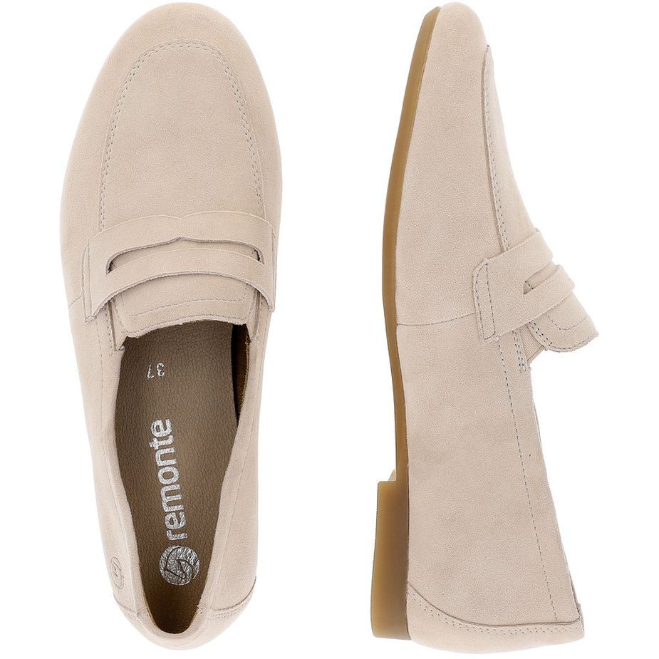 REMONTE Loaferiai moterims, Smėlio, LOAFERS 11