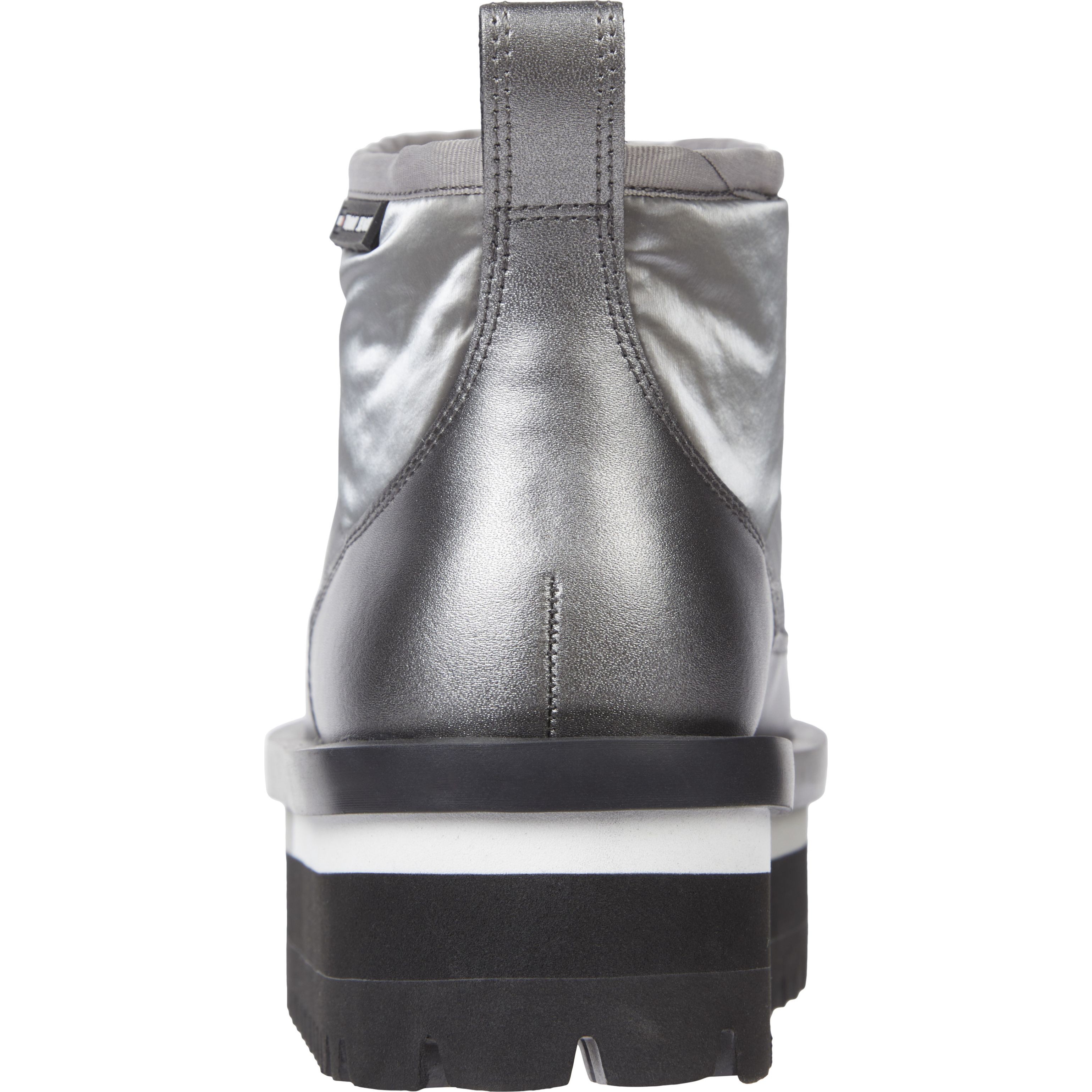 TOMMY JEANS Pašiltinti aulinukai moterims, Sidabrinė, Flatform boot 4