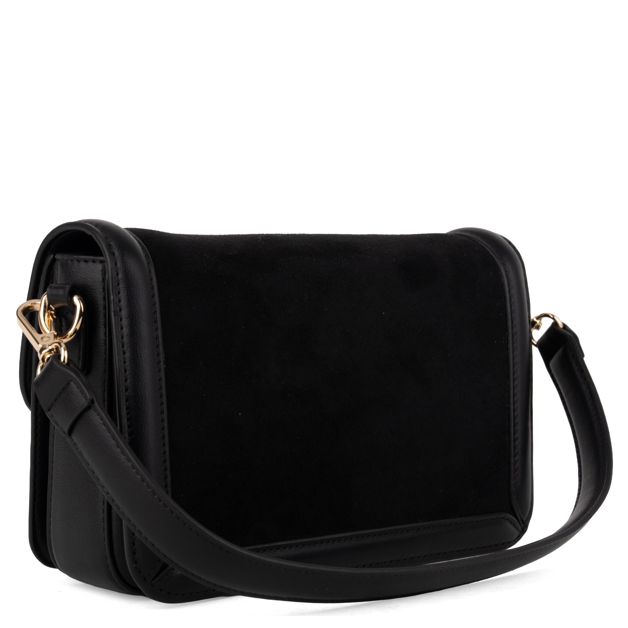 LA CONTE Rankinė per petį moterims, Juoda, Crossbody 2
