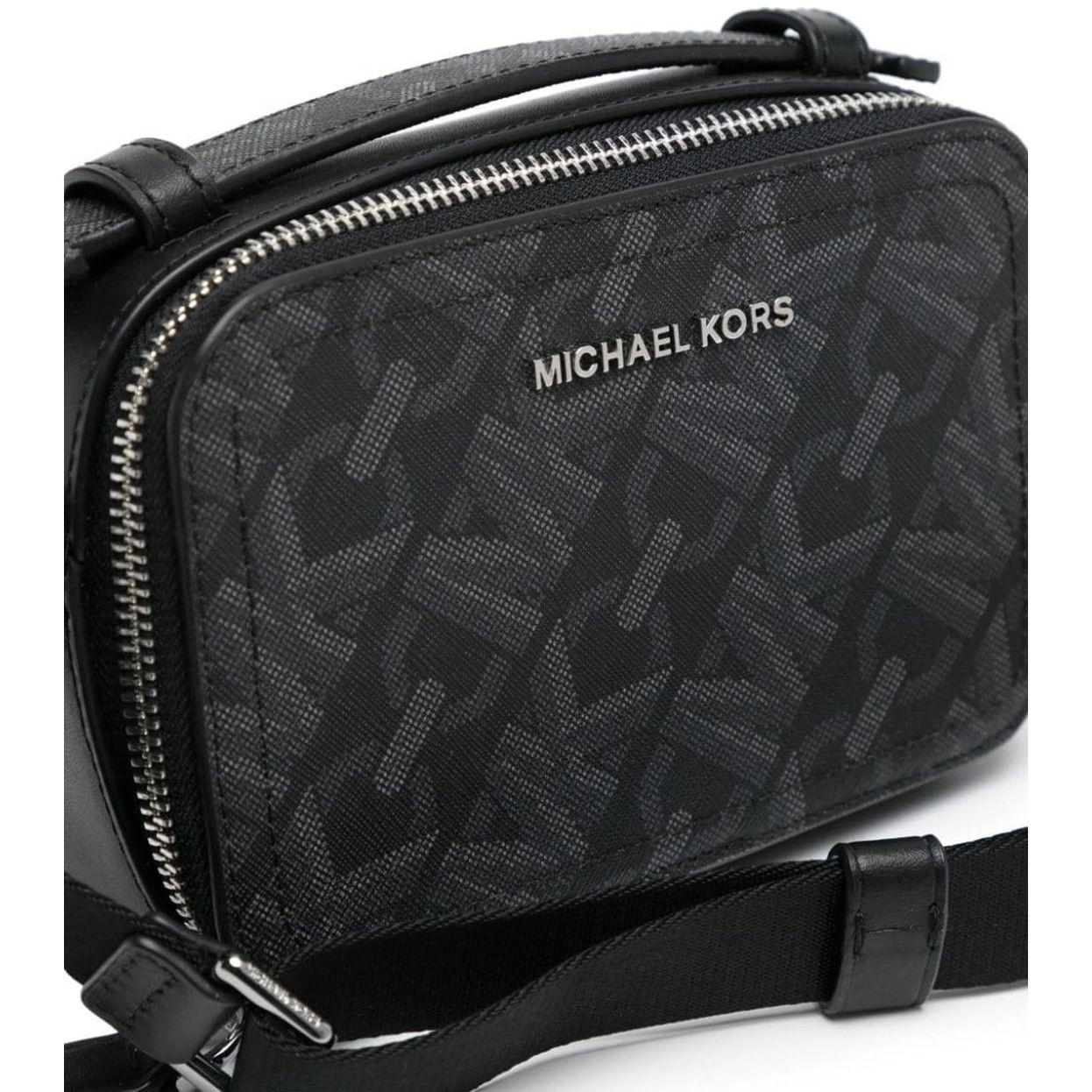 MICHAEL KORS Rankinė per petį vyrams, Juoda, Micro map bag 3