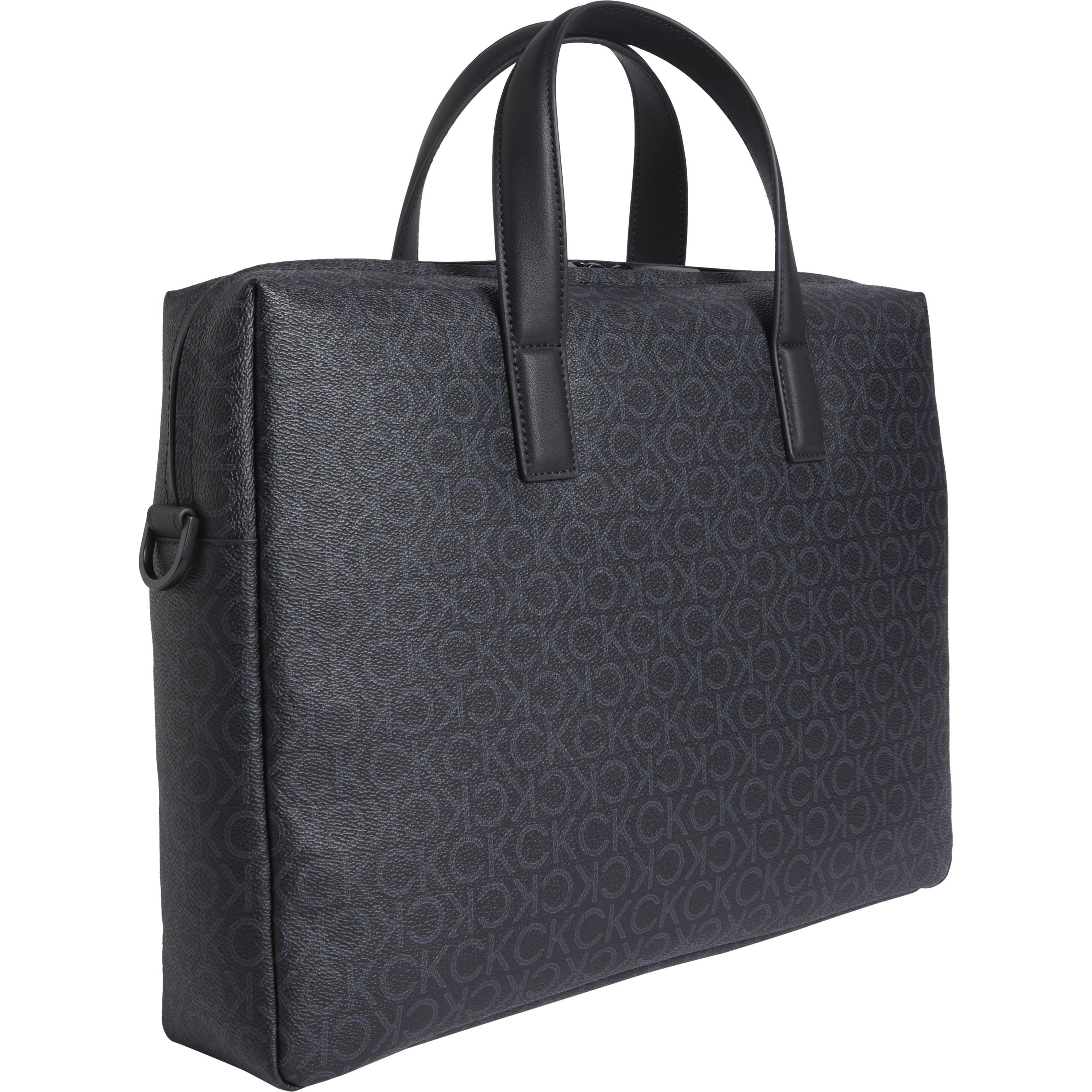 CALVIN KLEIN Dėklas kompiuteriui vyrams, Juoda, Must laptop bag mono 2