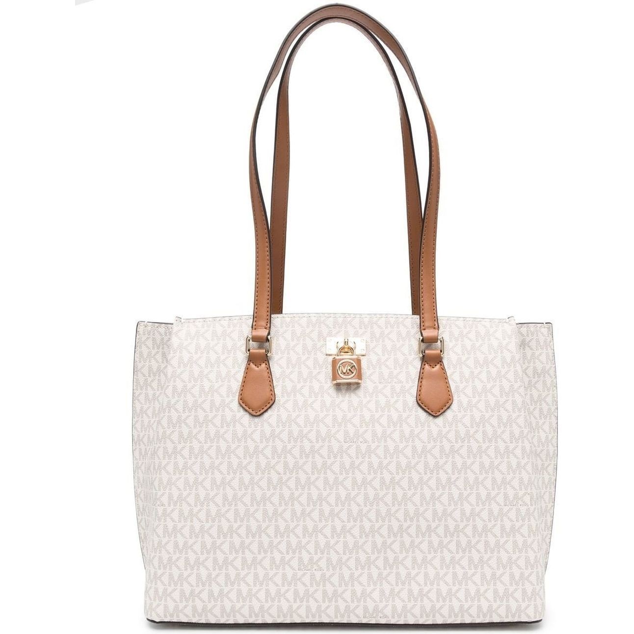 MICHAEL KORS Pirkinių krepšys moterims, Balta, Large top-zip tote 1