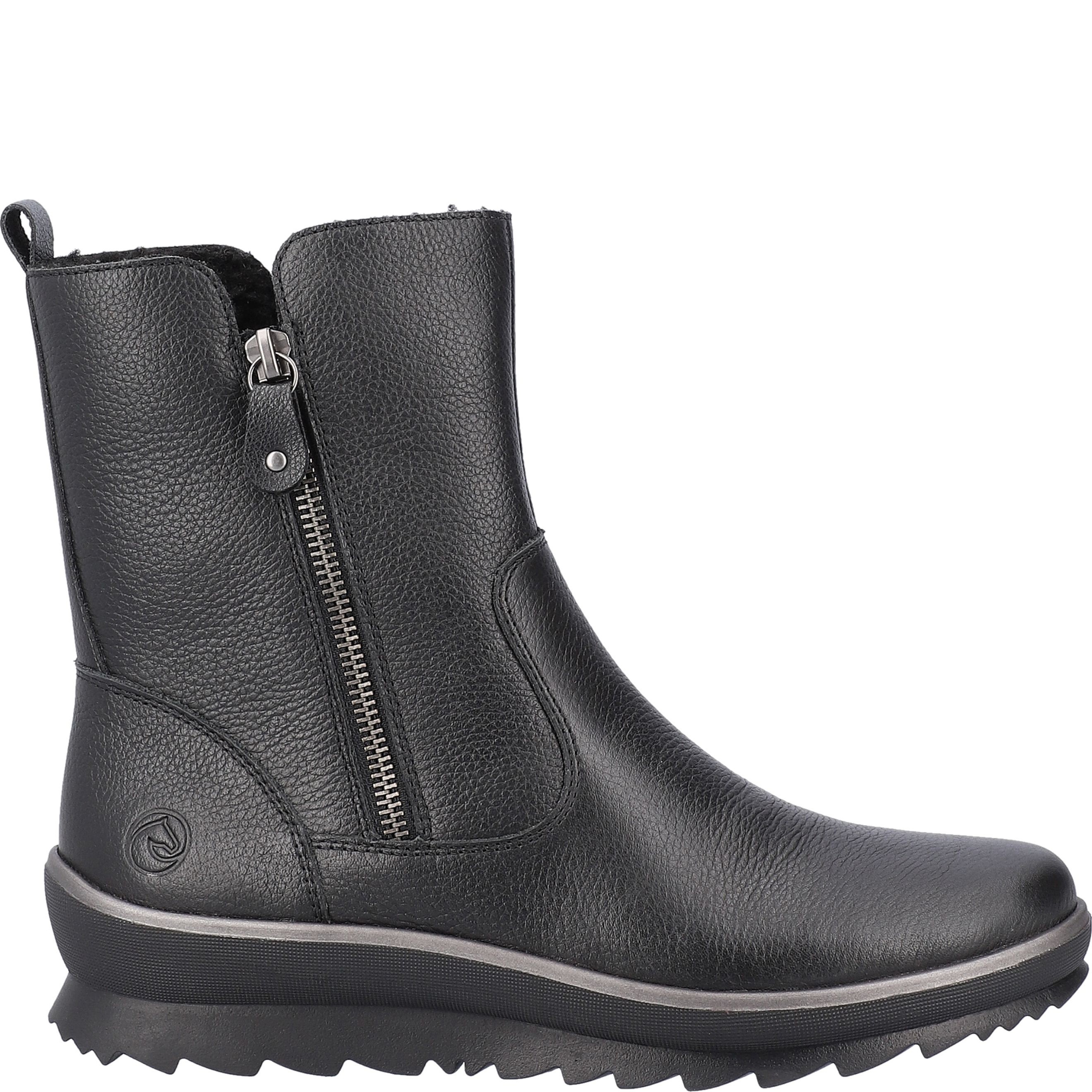 REMONTE Aulinukai moterims, Juoda, Ladies mid height boots 4