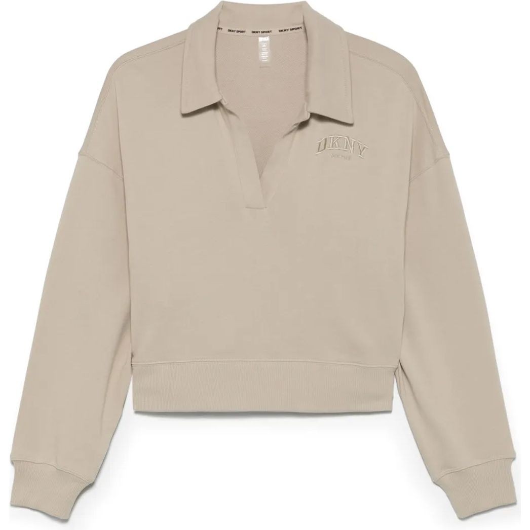 DKNY Megztinis moterims, Pilka, Vrty emb logo p/o 1