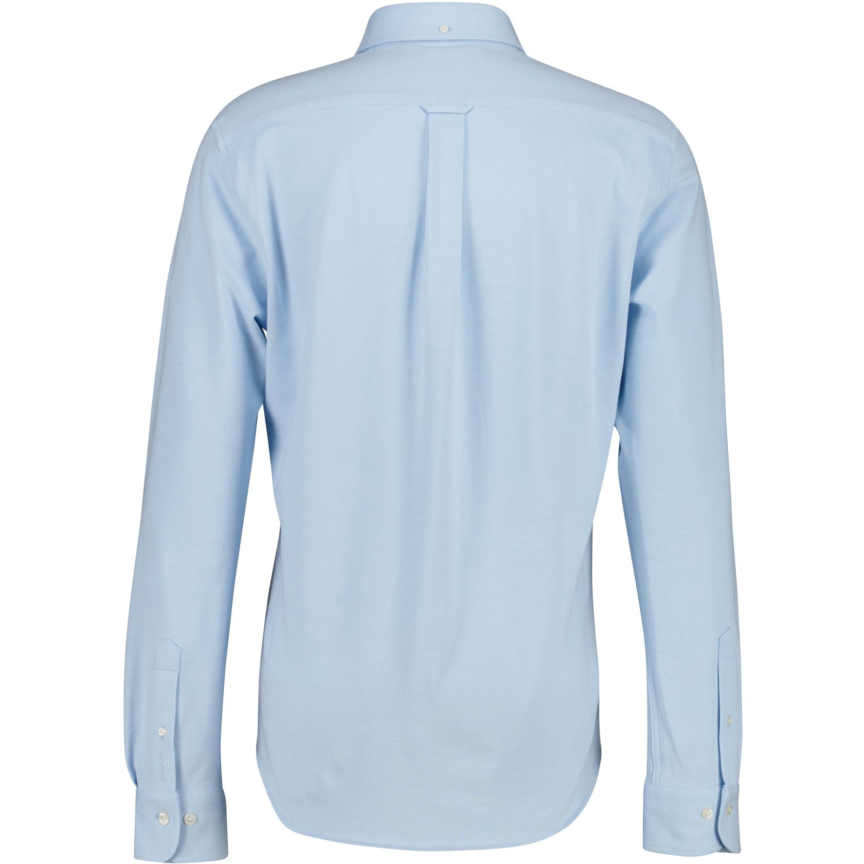 GANT Marškiniai ilgomis rankovėmis vyrams, Mėlyna, reg jersey pique stretch shirt 2