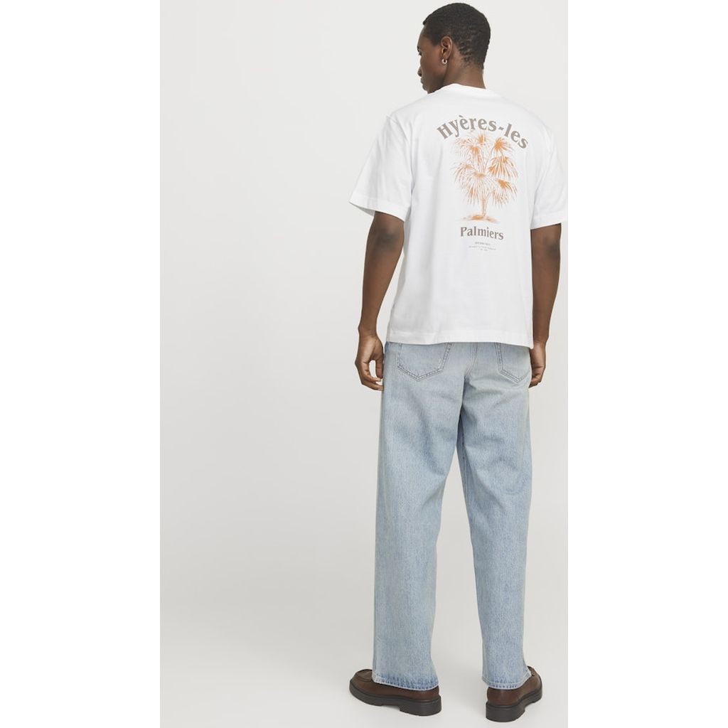 JACK & JONES Marškinėliai vyrams, Balta, Paros easter sketch tee 5