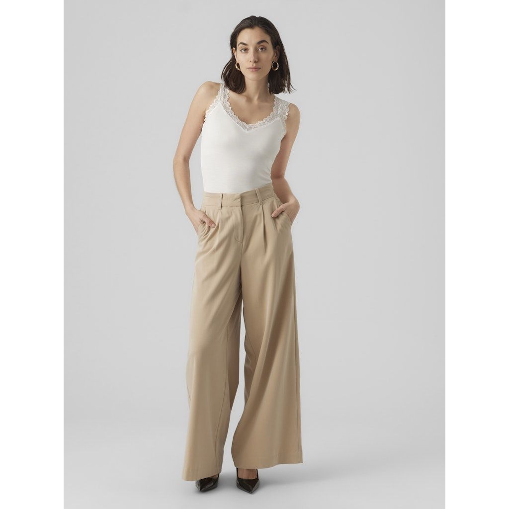 VERO MODA Palaidinės moterims, Balta, VMROSA SL TOP JRS NO 4