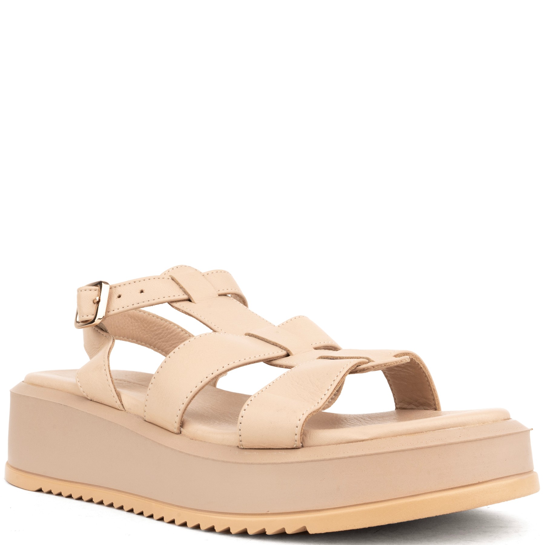 SERGIO MORETTI Basutės moterims, Smėlio, Sandals 1