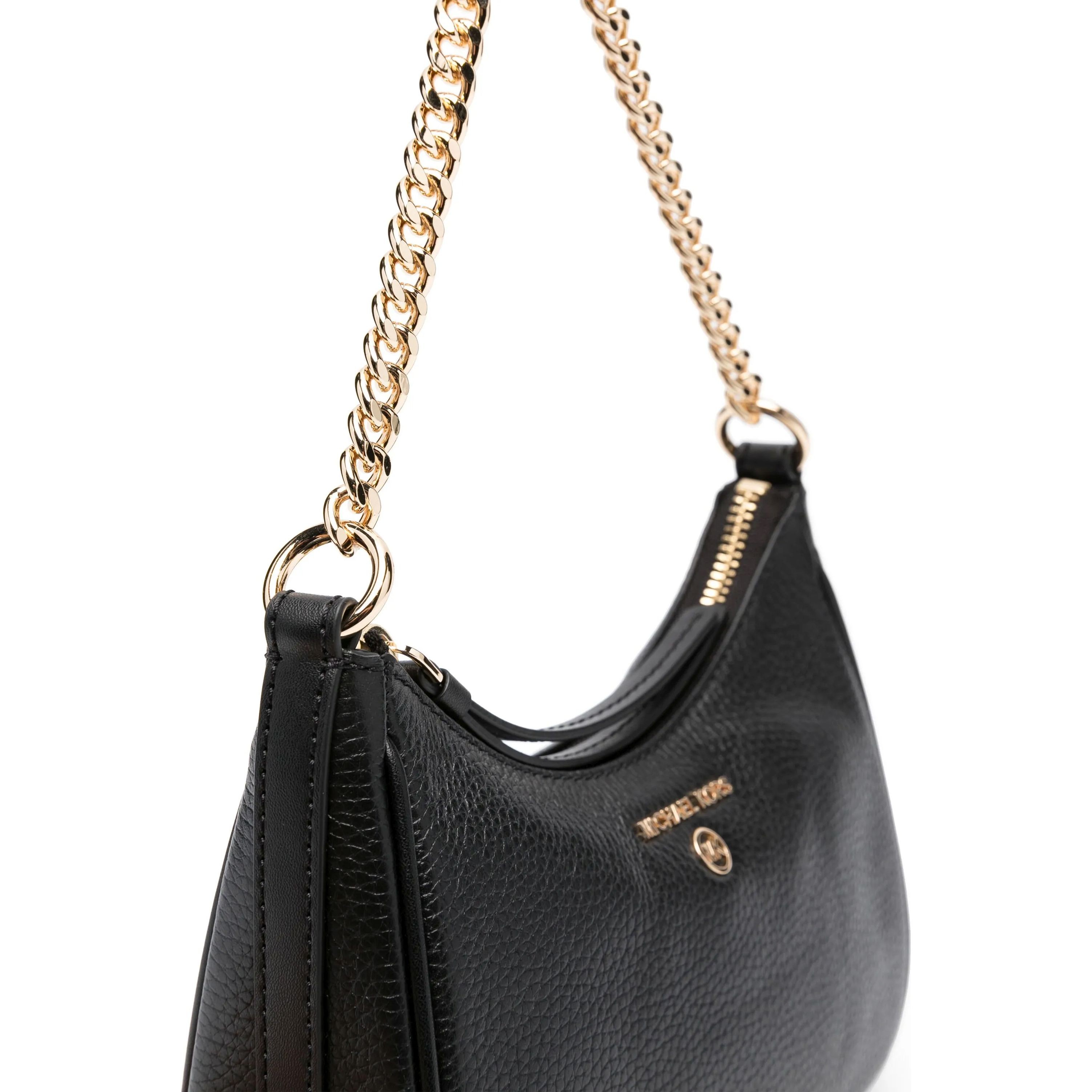MICHAEL KORS Rankinė per petį moterims, Juoda, Jet set leather shoulder bag 3