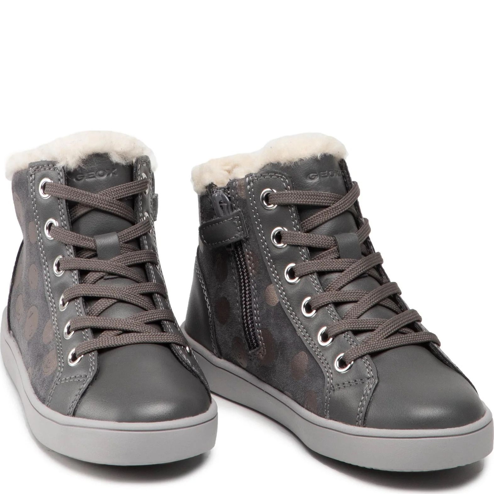 GEOX Aulinukai mergaitėms, Pilka, J KATHE G. C 3