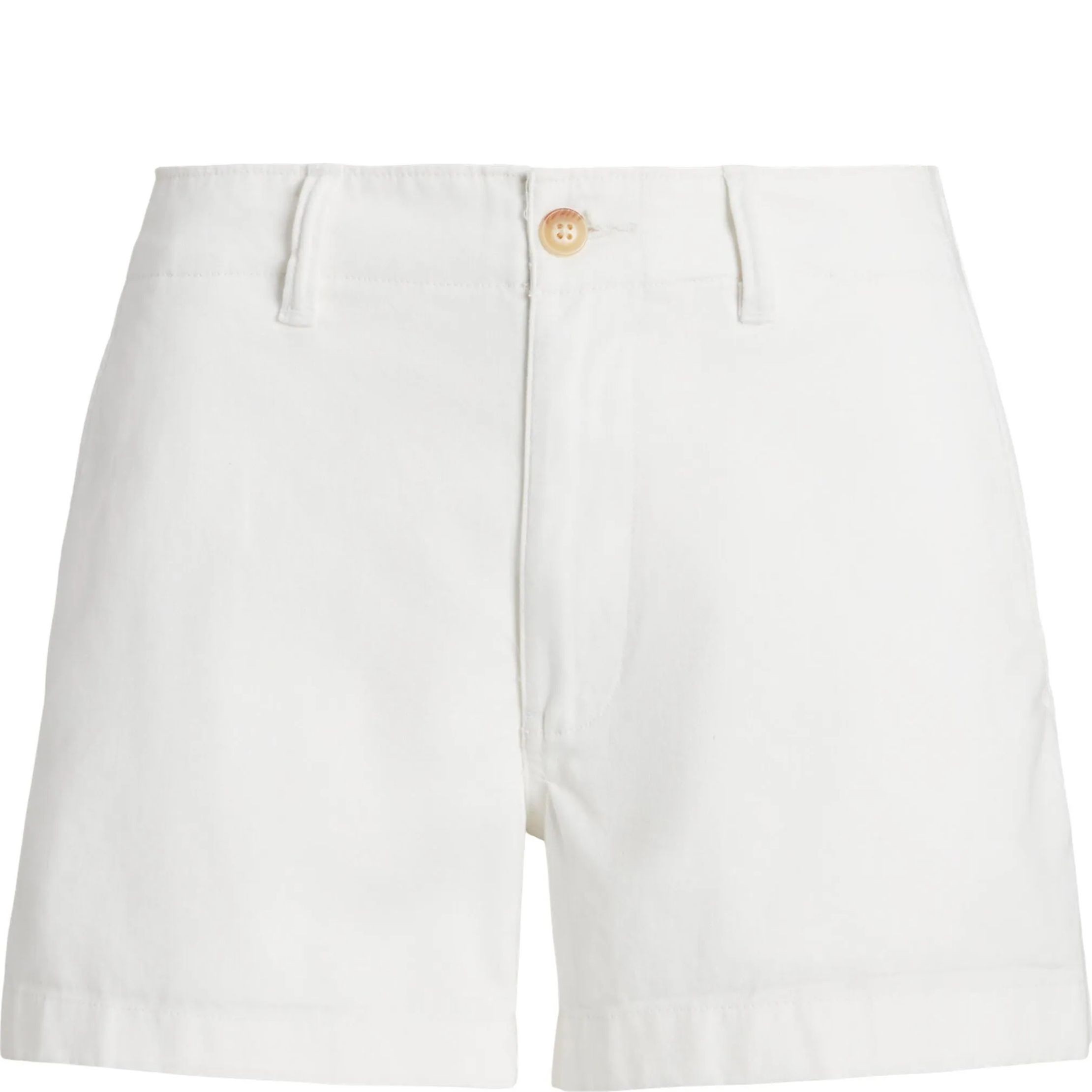 POLO RALPH LAUREN Šortai moterims, Balta, Chino flat front short