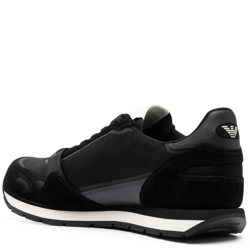 EMPORIO ARMANI Sportiniai bateliai vyrams, Juoda, Sneaker 3