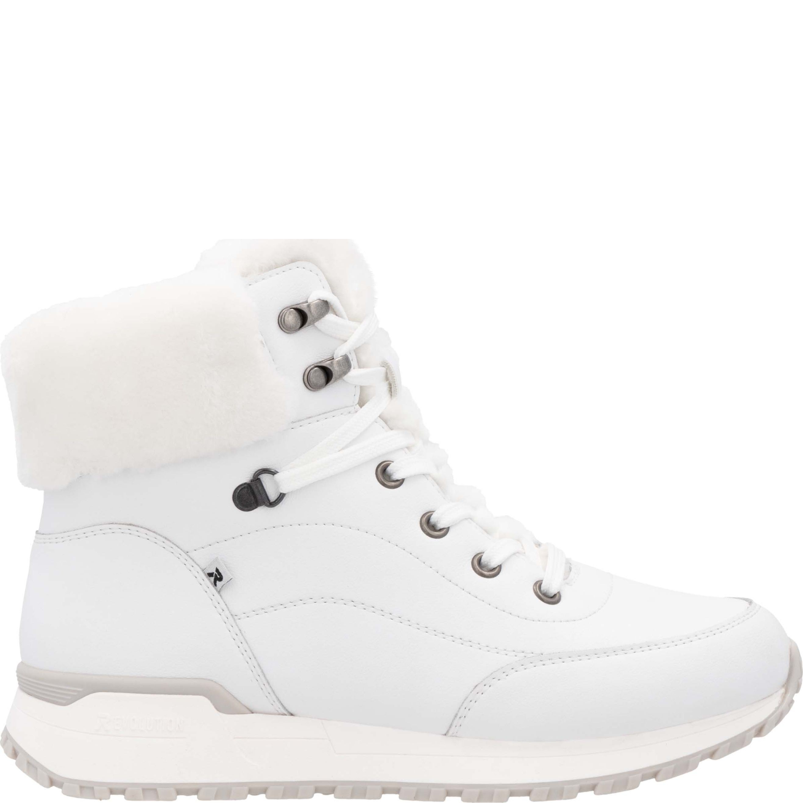RIEKER EVOLUTION Aulinukai moterims, Balta, Ladies mid height boots 3