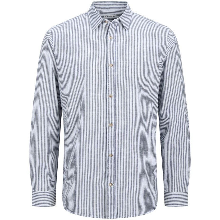JACK & JONES Marškiniai ilgomis rankovėmis vyrams, Mėlyna, Summer shirt 1
