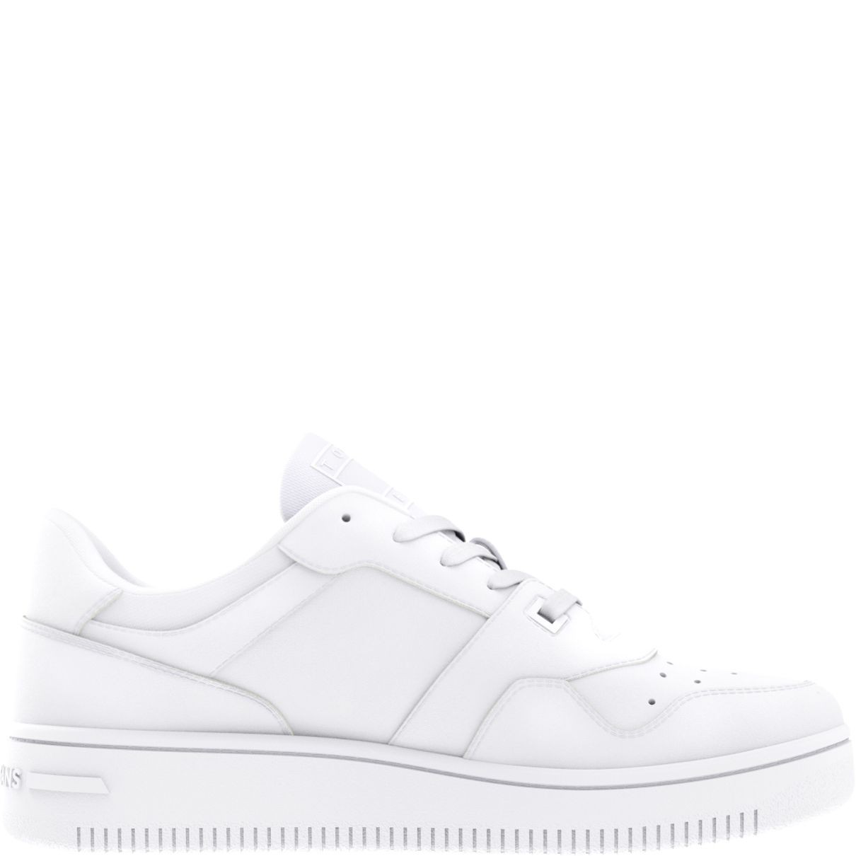 TOMMY JEANS Laisvalaikio bateliai vyrams, Balta, Retro basket 5