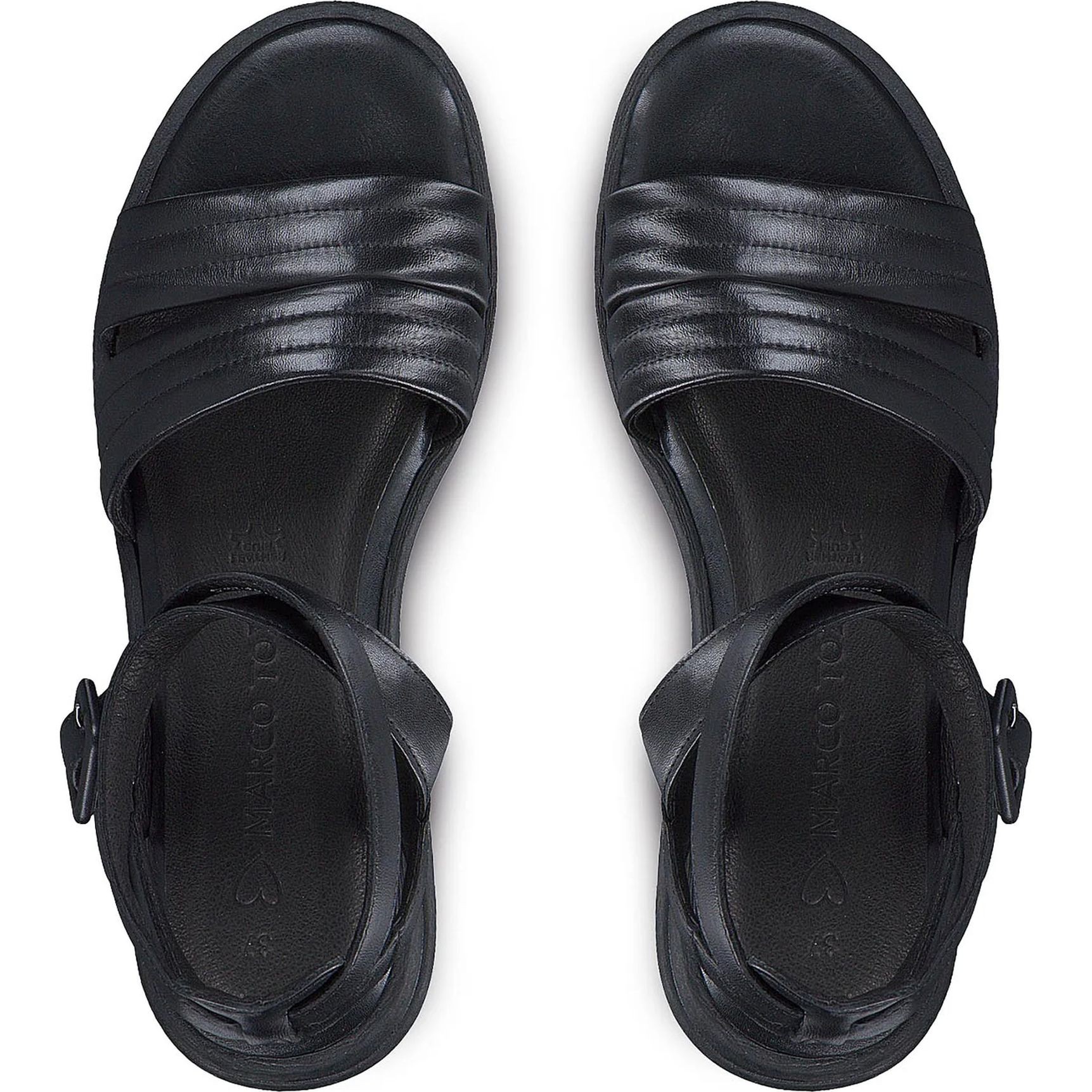 MARCO TOZZI Basutės moterims, Juoda, SANDALS 4