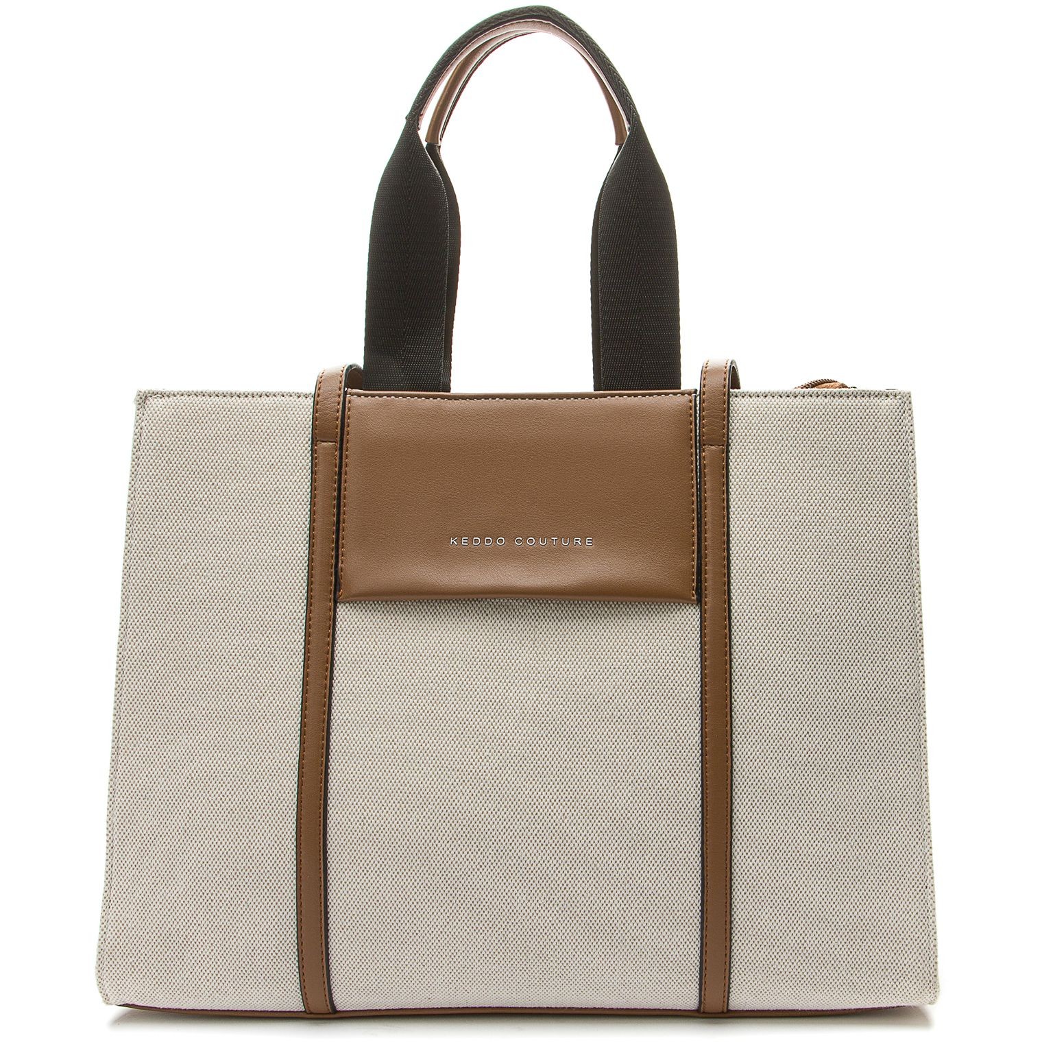 KEDDO Pirkinių krepšys moterims, Smėlio, Tote bag 1