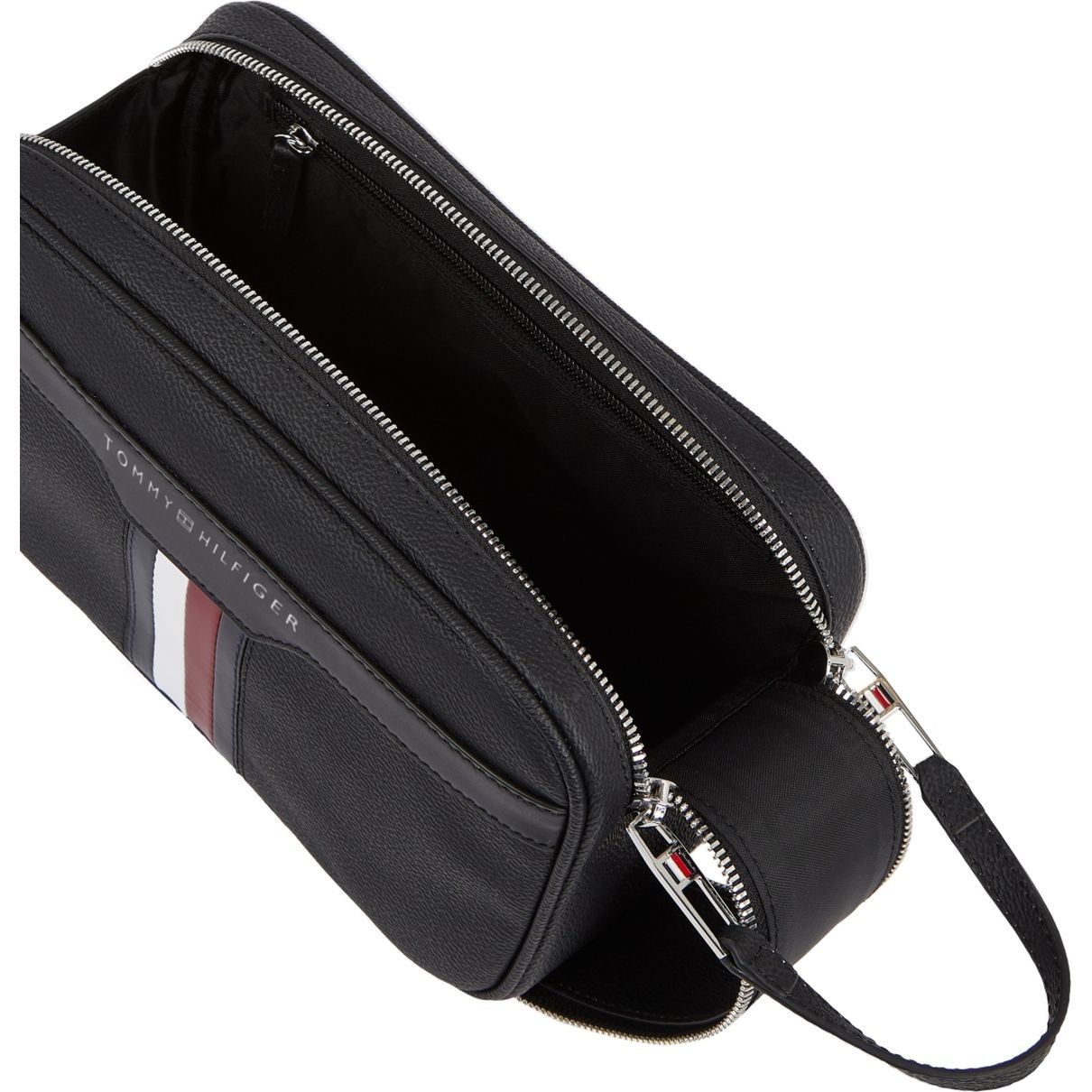 TOMMY HILFIGER Kosmetinė vyrams, Juoda, Coated canvas washbag 4