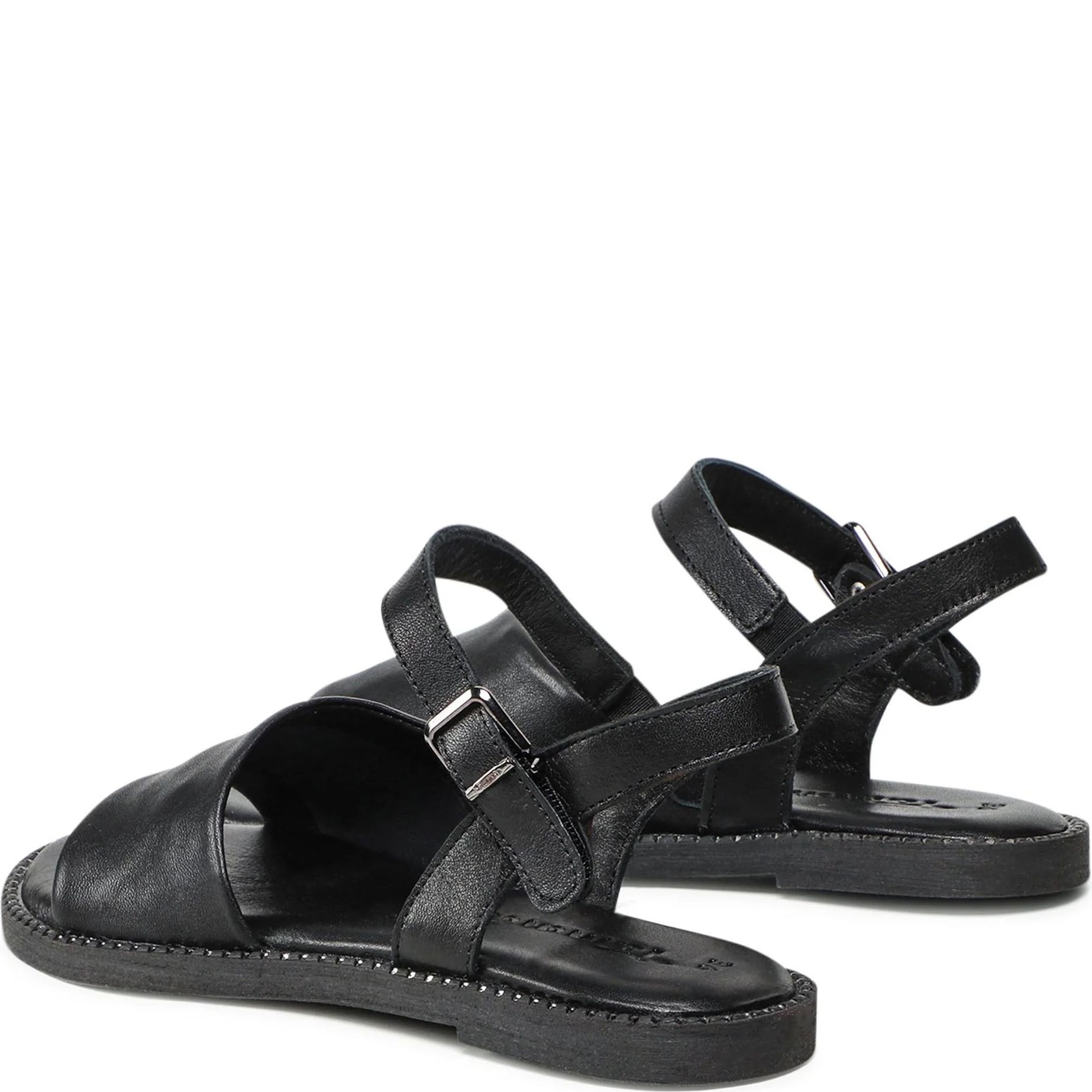 TAMARIS Basutės moterims, Juoda, SANDALS 3