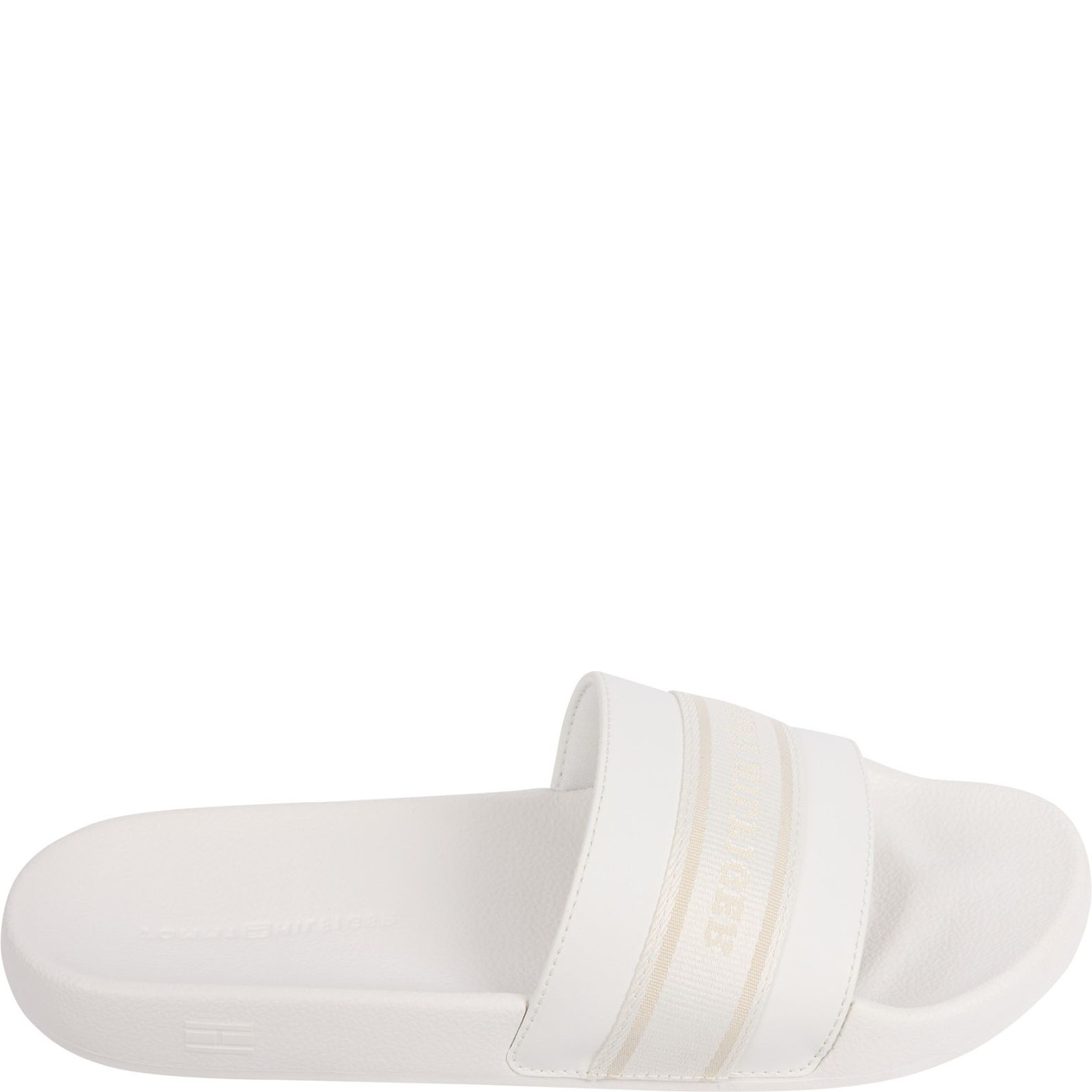 TOMMY HILFIGER Guminės šlepetės moterims, Smėlio, Pool side 1