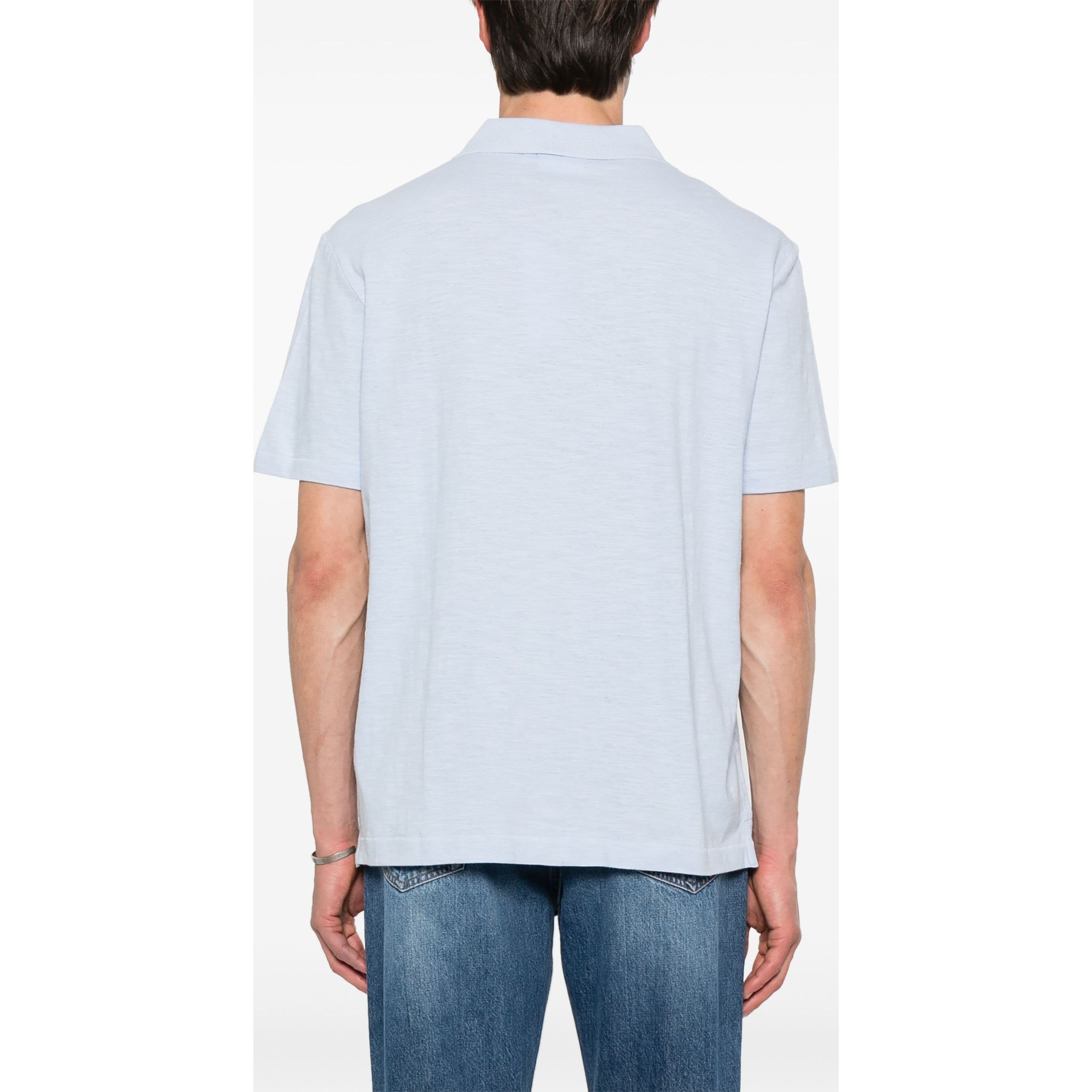 CALVIN KLEIN Polo marškiniai trumpos rank. vyrams, Mėlyna, S/s polo 3