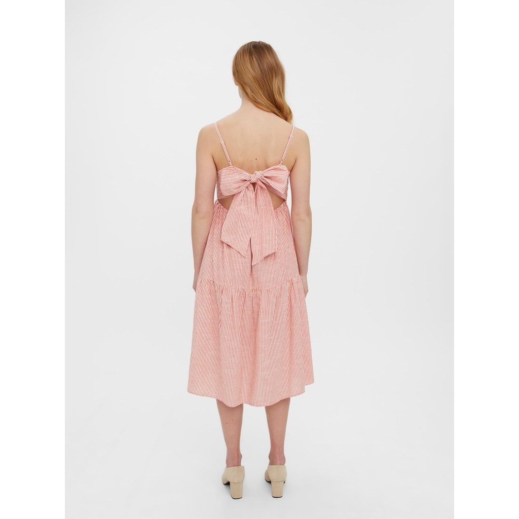 VERO MODA Marškinėliai moterims, Balta, VMJILY SL CALF  DRESS 4