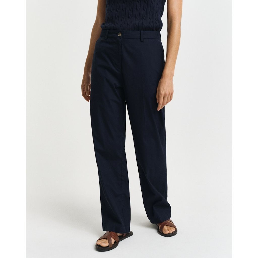 GANT Kelnės moterims, Mėlyna, Lightweight chinos 4