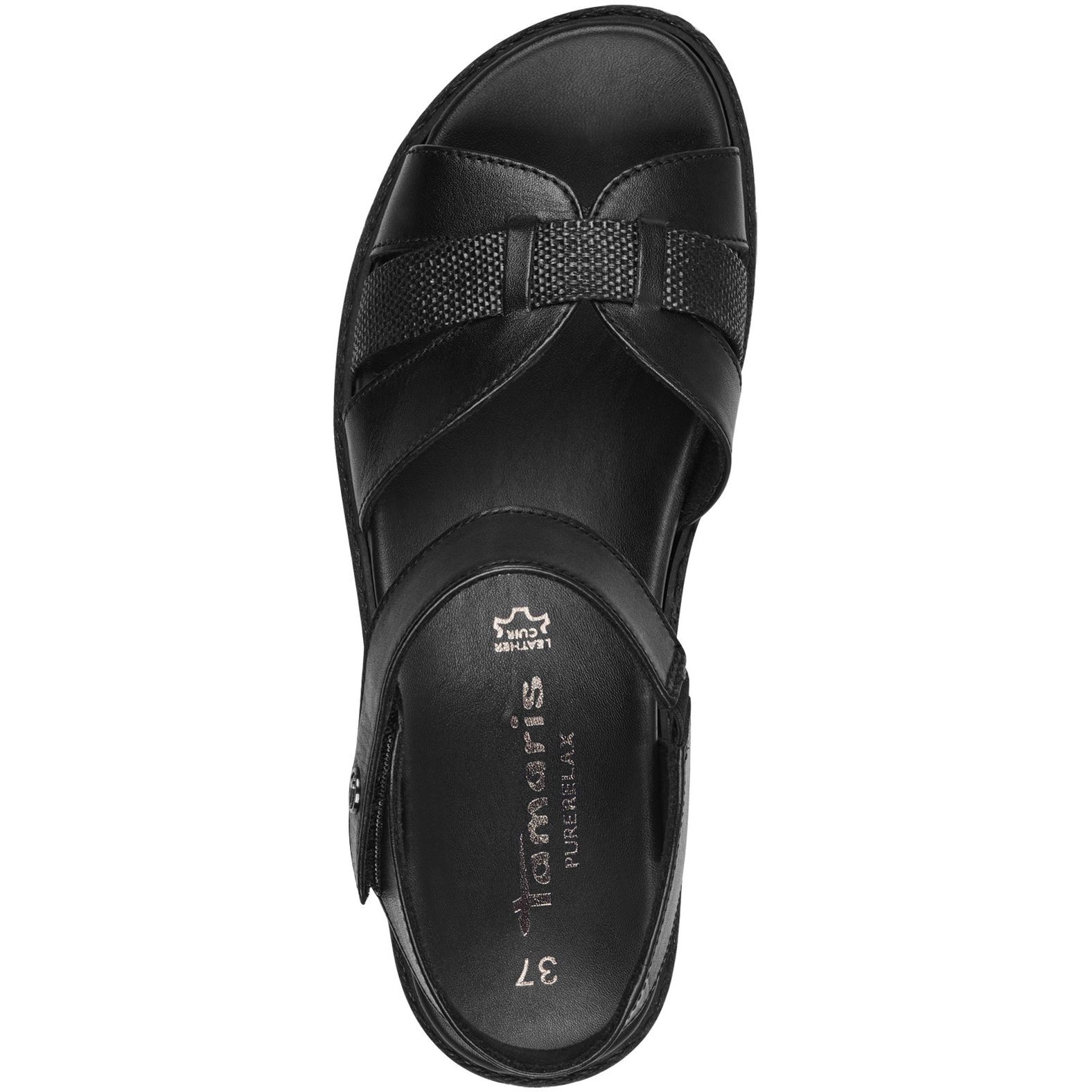 TAMARIS Basutės moterims, Juoda, Sandals 4