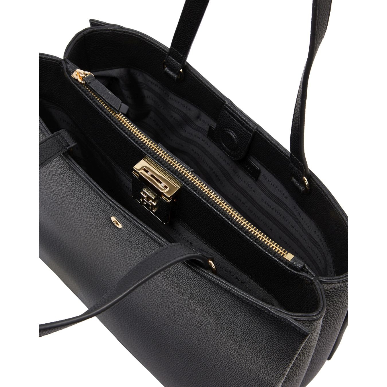 TOMMY HILFIGER Pirkinių krepšys moterims, Juoda, Her tote 3