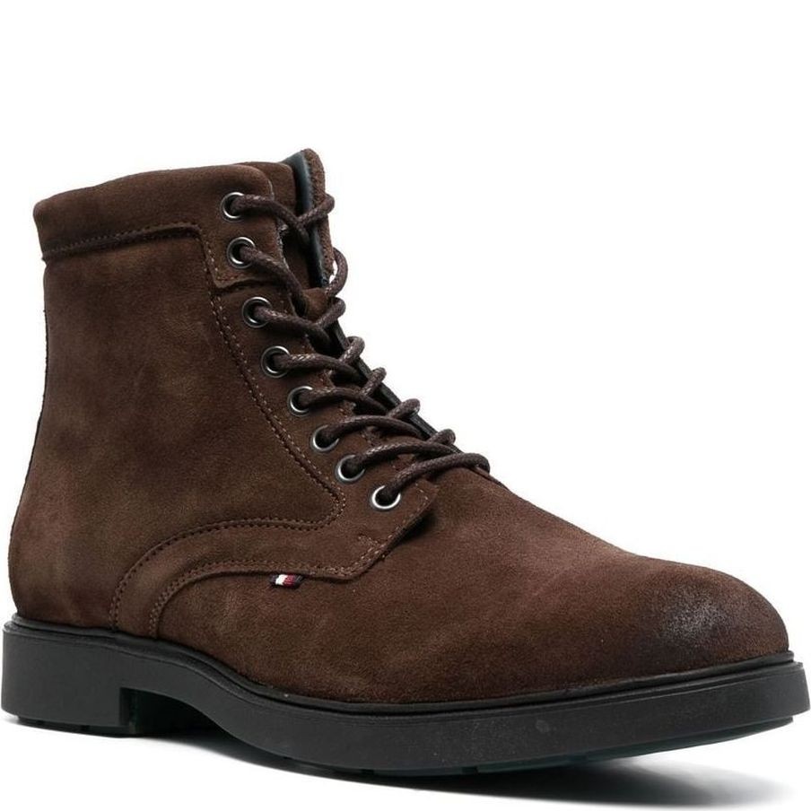 TOMMY HILFIGER Aulinukai vyrams, Ruda, ELEVATED ROUNDED LACE BOOT 1