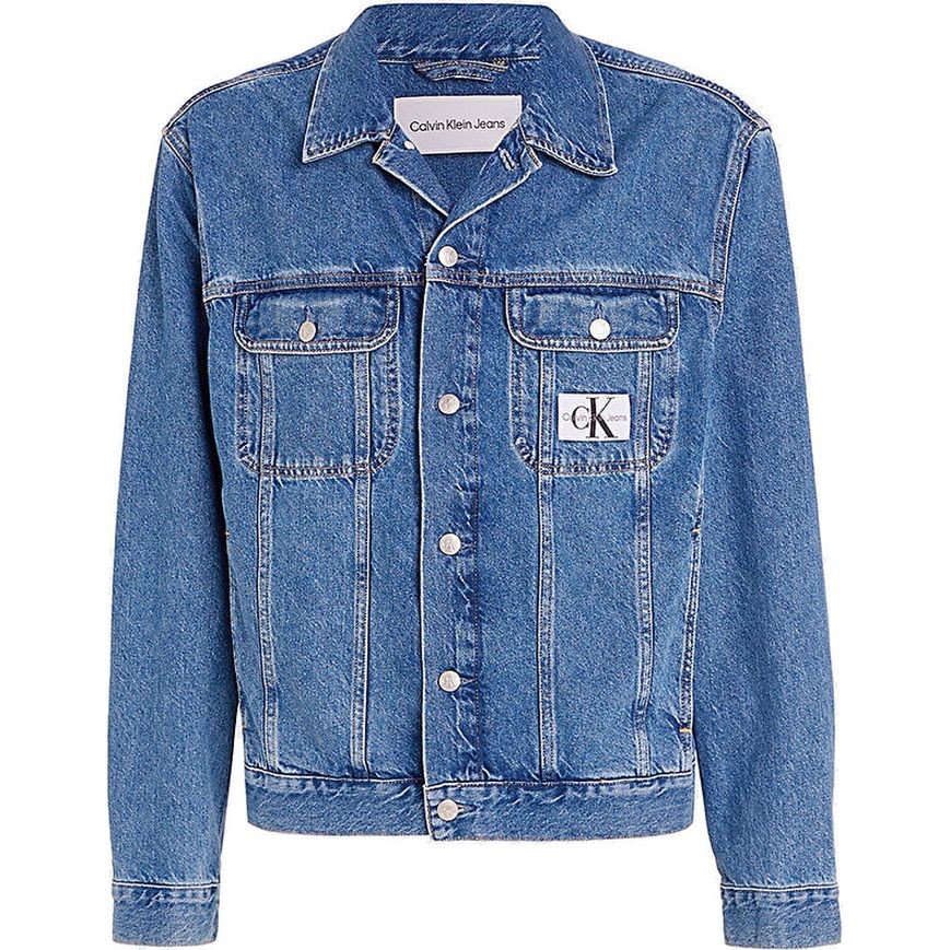 CALVIN KLEIN JEANS Džinsinis švarkas vyrams, Mėlyna, Trucker jacket 1