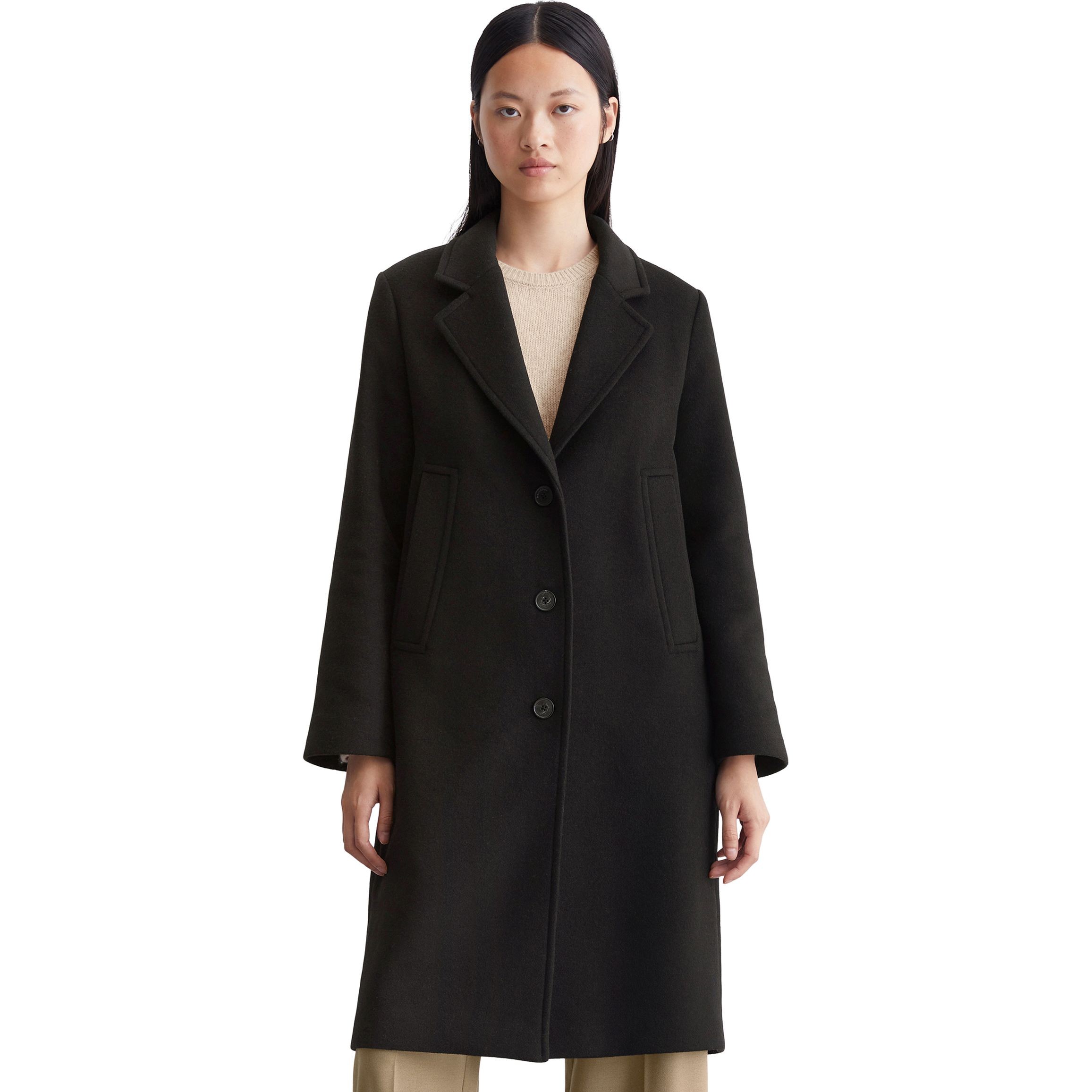 MARC O'POLO Paltas moterims, Juoda, Coats 408029471265 2