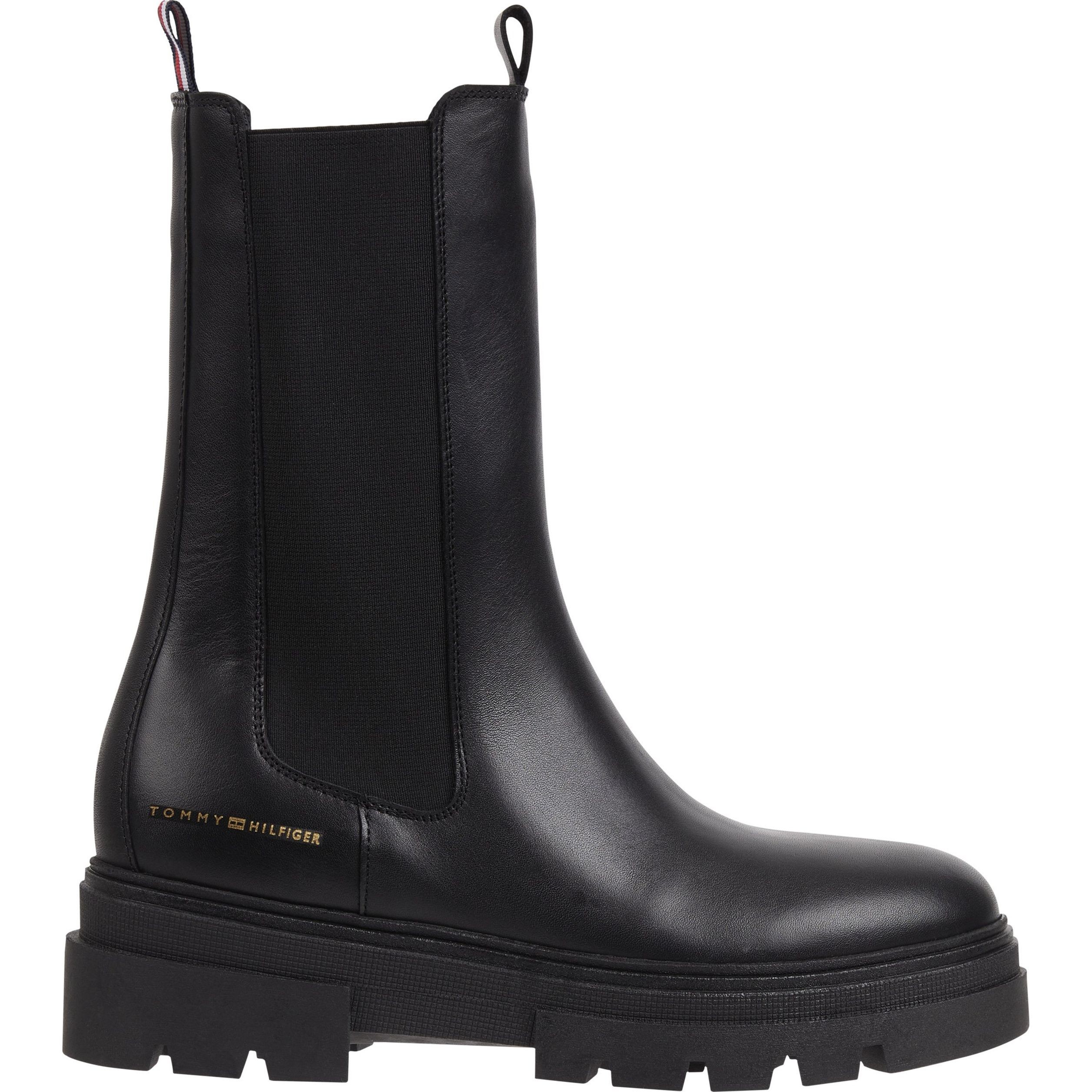 TOMMY HILFIGER Aulinukai moterims, Juoda, MONO CHELSEA BOOT 2