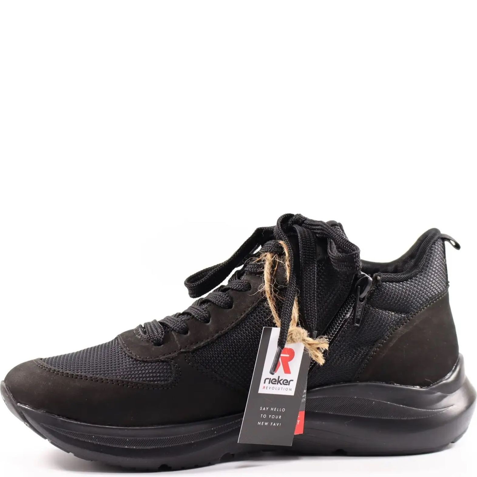 RIEKER Sportiniai bateliai moterims, Juoda, SPORT SHOE 3