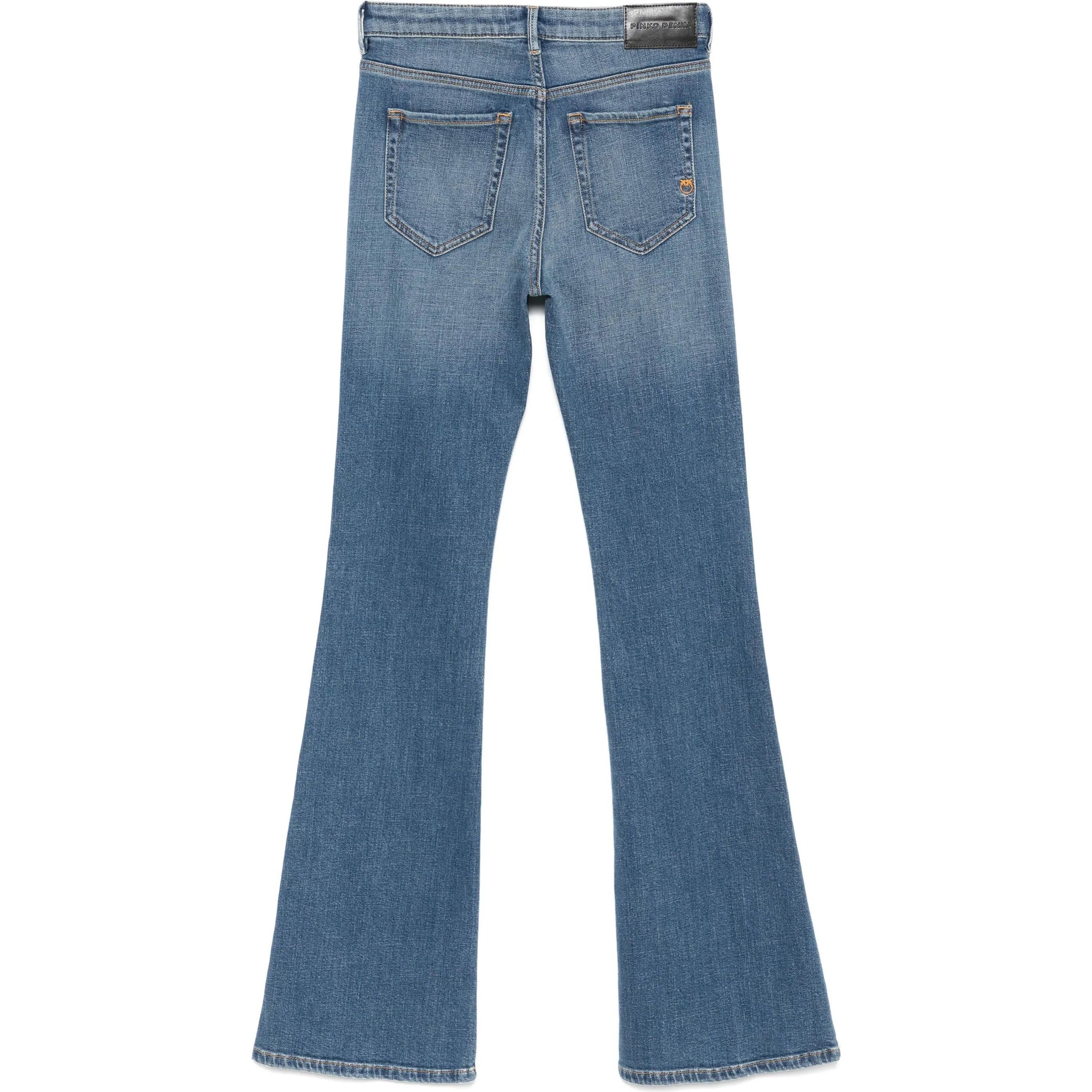 PINKO Tiesūs džinsai moterims, Mėlyna, Denim jeans 2