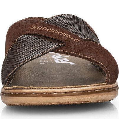 RIEKER Šlepetės vyrams, Ruda, Slippers 5