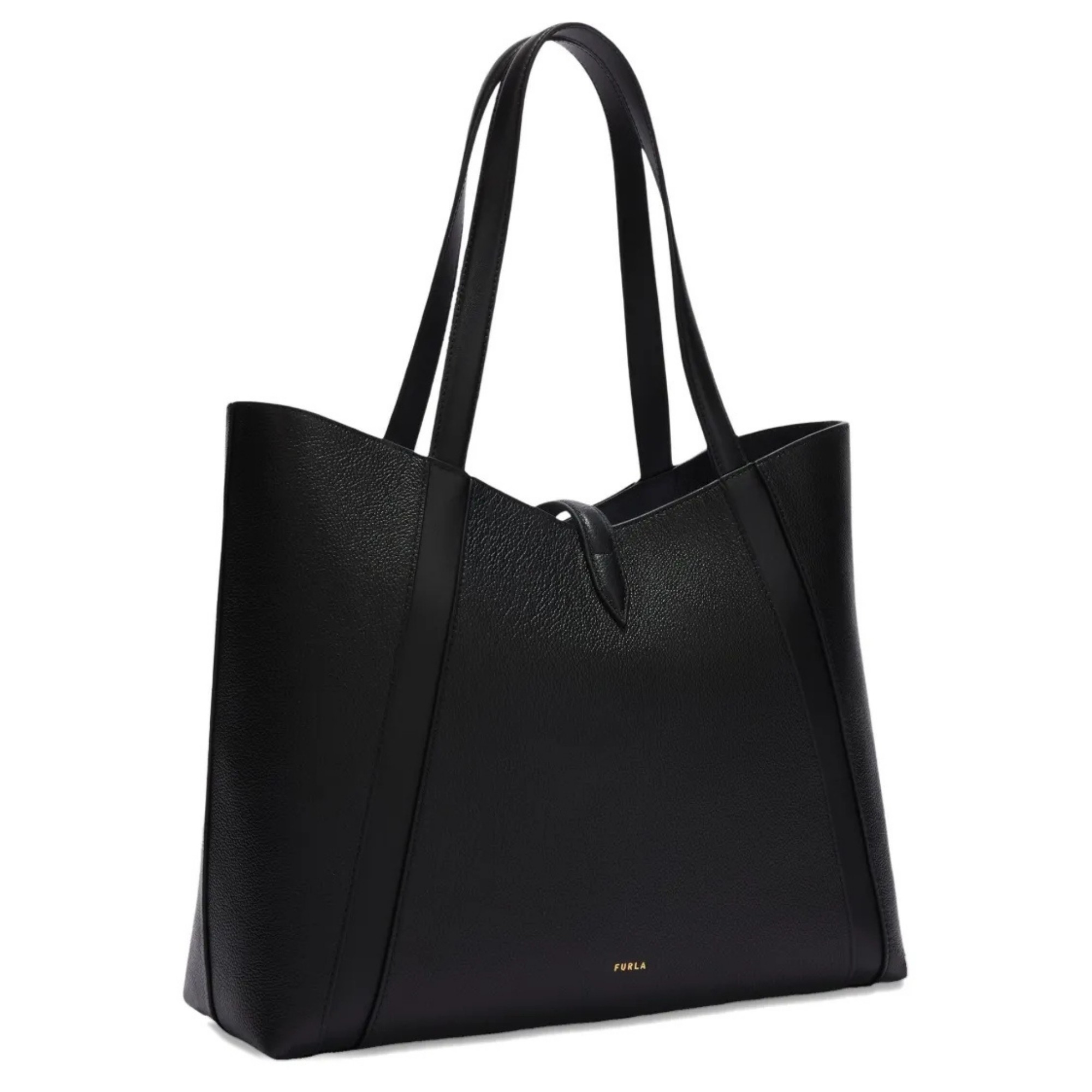 FURLA Pirkinių krepšys moterims, Juoda, Furla goccia l tote 2