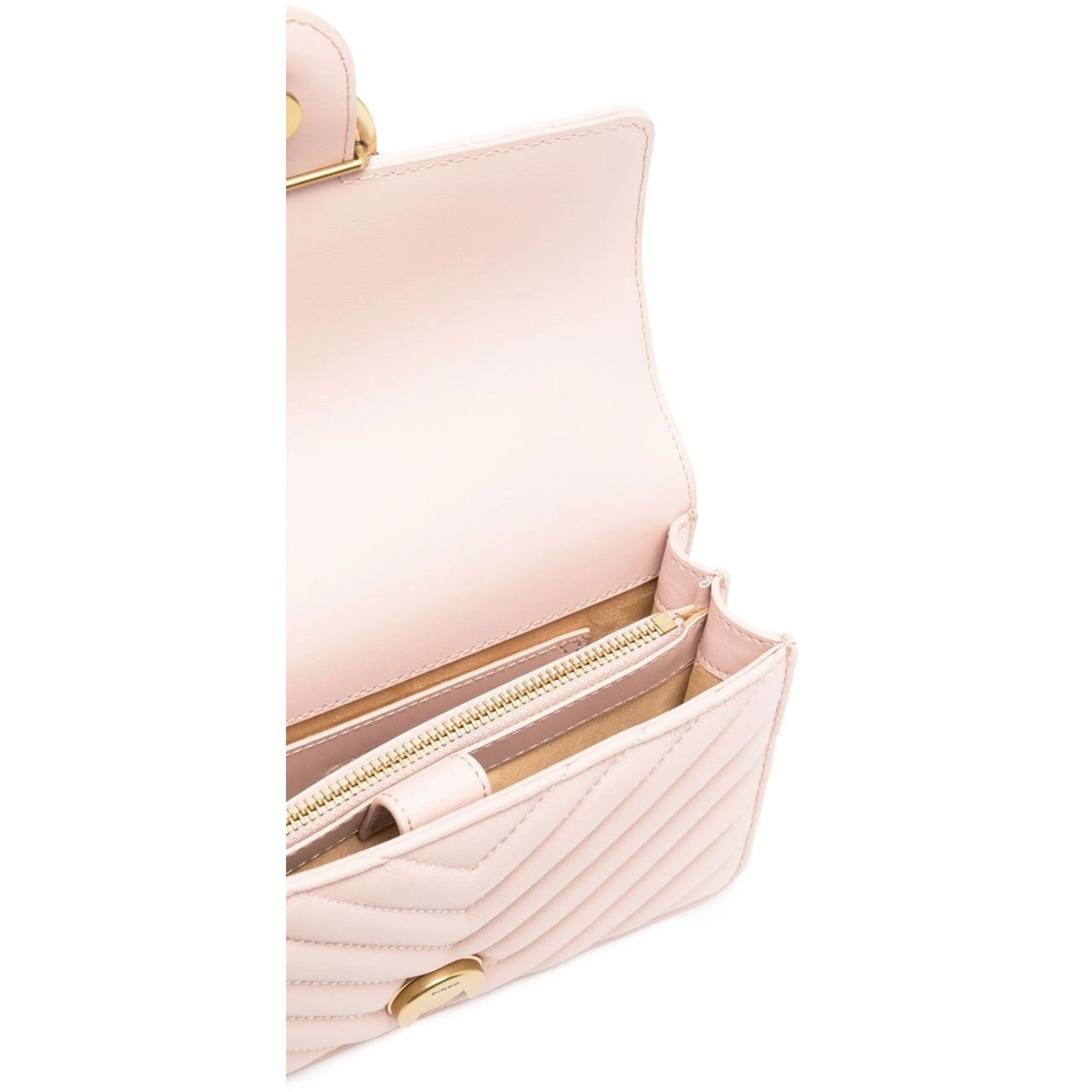 PINKO Rankinė per petį moterims, Kūno, Love one mini crossbody bag 4