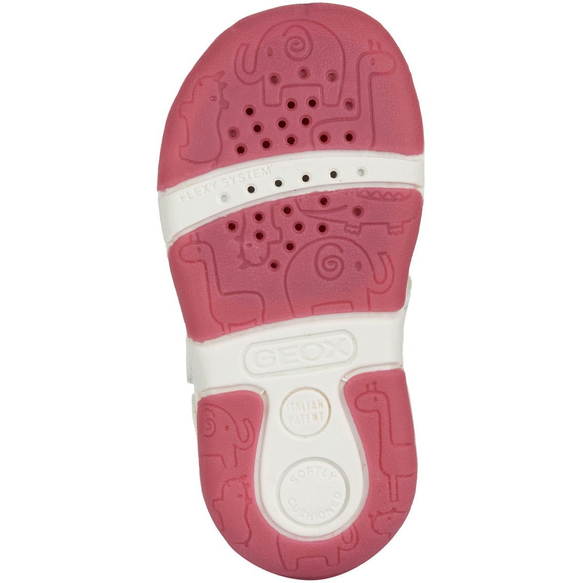 GEOX Basutės mergaitėms, Balta, SANDALS TAPUZ 6