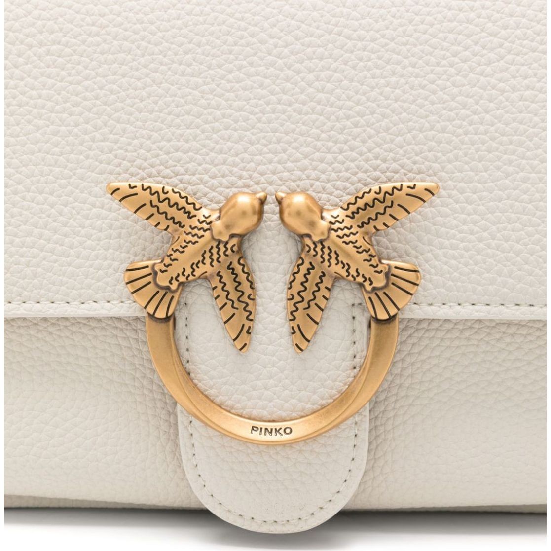 PINKO Rankinė per petį moterims, Balta, Love one sholder bag 3